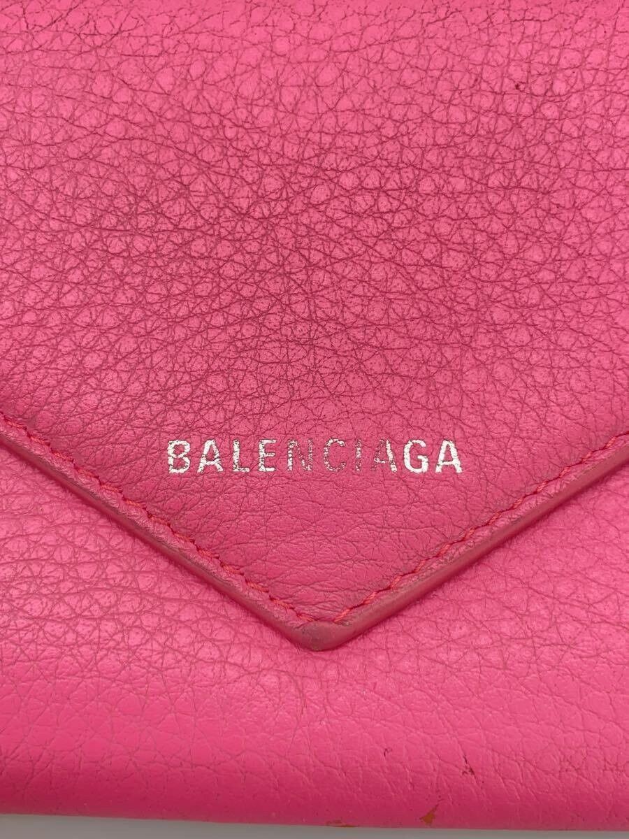 Balenciaga Balenciaga Leather Long Wallet Pink Size ONE SIZE - 3 Thumbnail