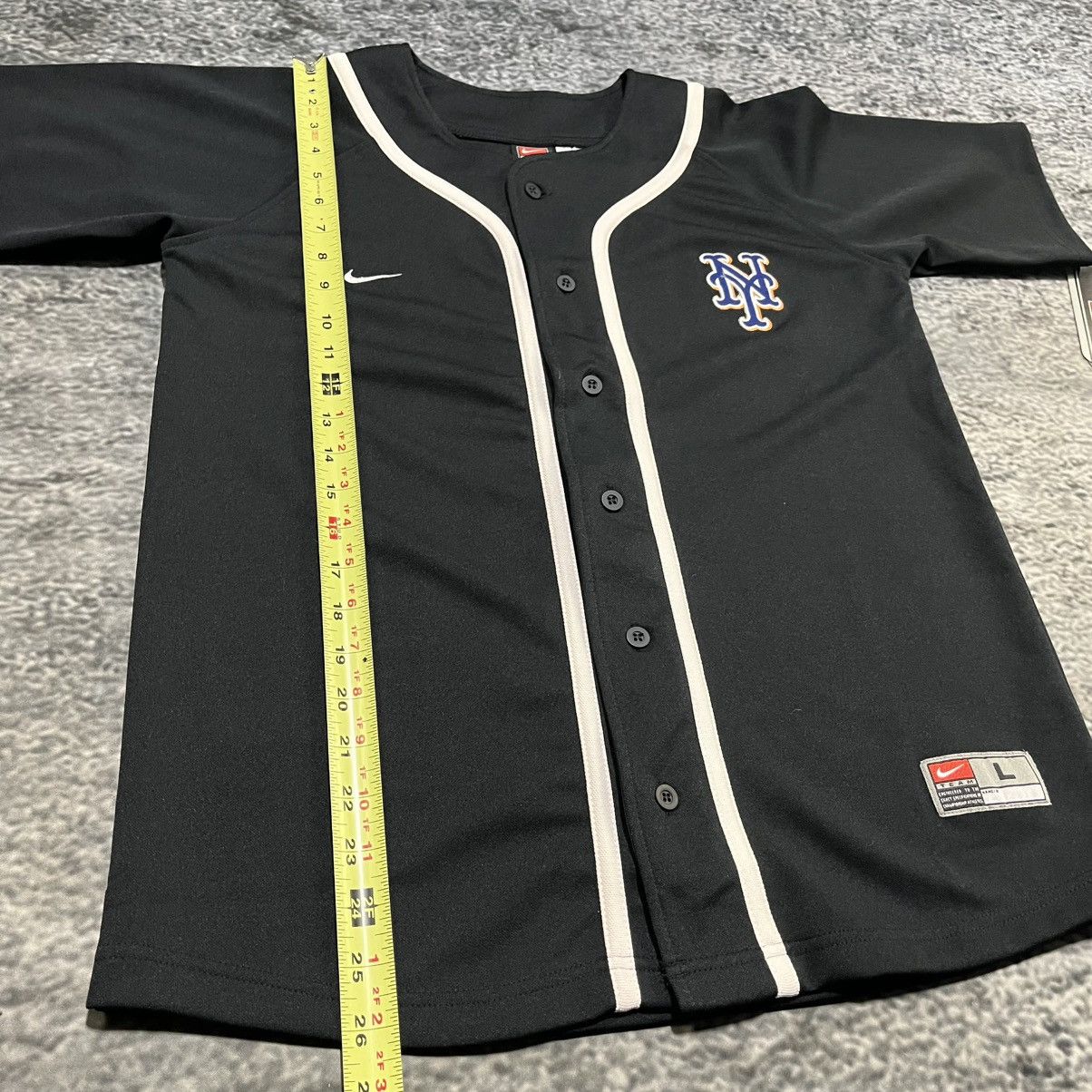 Nike Vintage New York Mets Nike Jersey Black Youth Large NEW Size US S / EU 44-46 / 1 - 11 Thumbnail