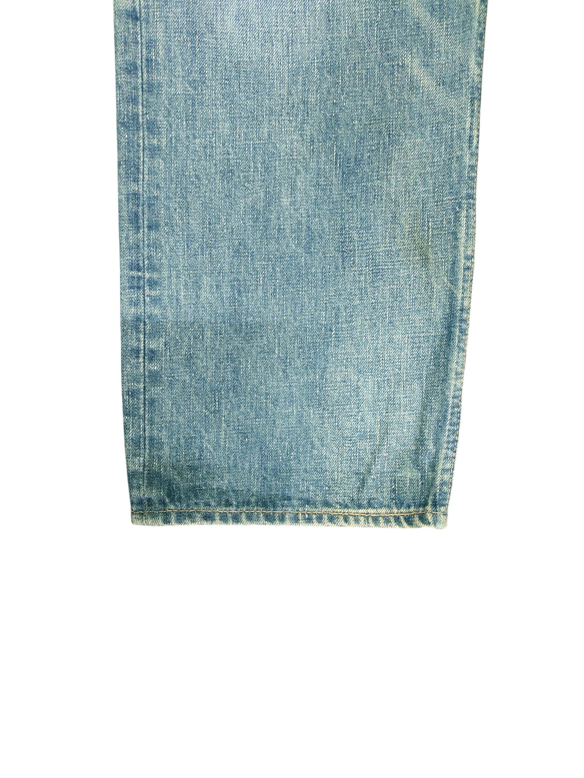 Kapital Vintage RNA Japan Clawmark Distress Faded Denim Jeans Size US 33 - 6 Thumbnail