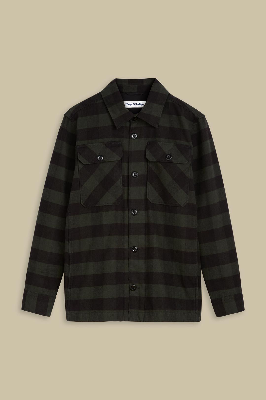 KINGS OF INDIGO AW21 Emery Organic M Brushed shirt shacket