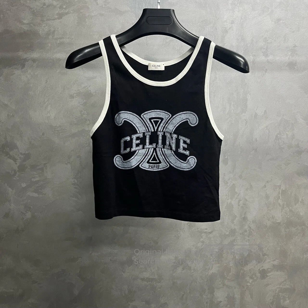 Celine CELINE Colorful logo letter print round-neck strap top| Size S / US 4 / IT 40 - 1 Thumbnail