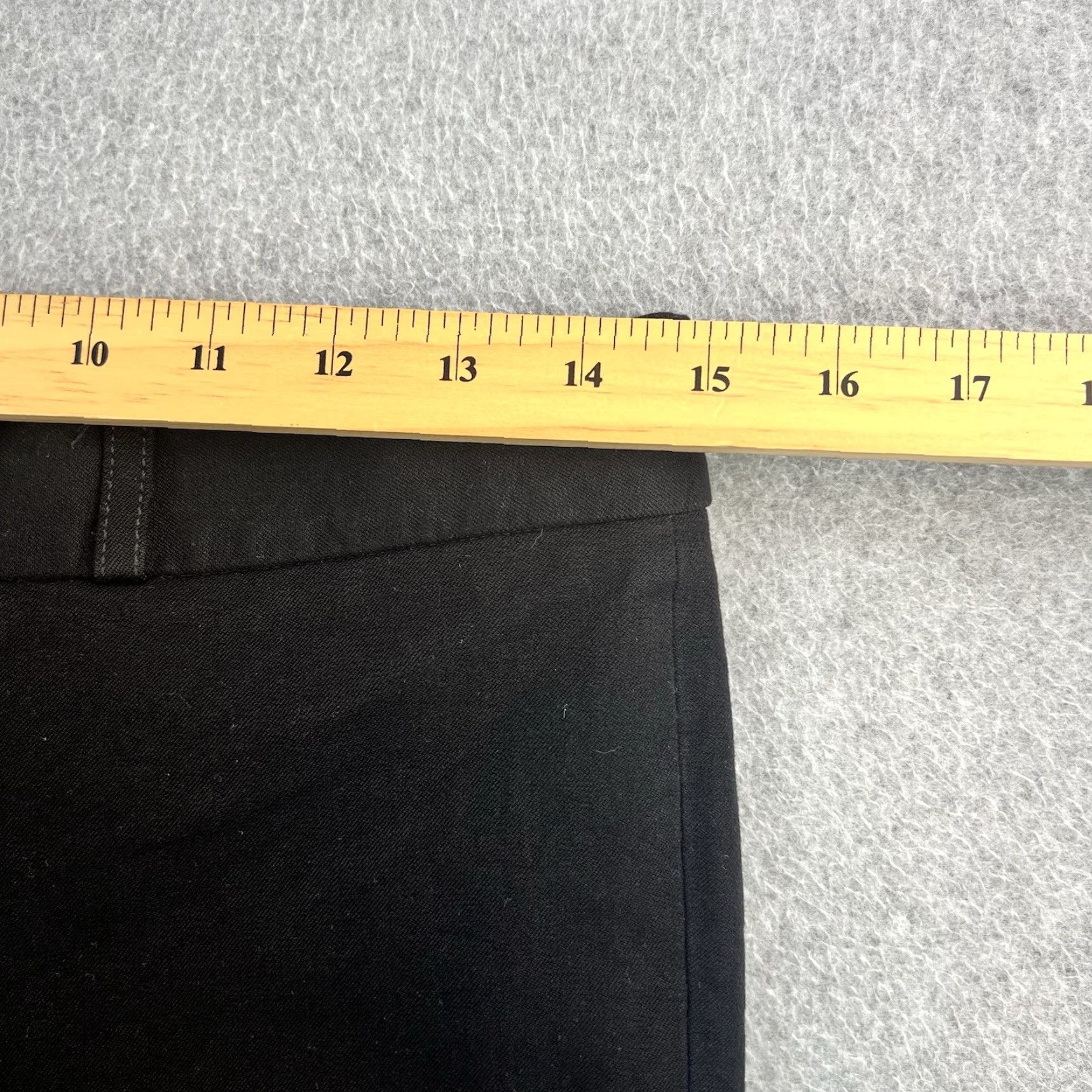 Banana Republic Banana Republic Sloan Pants Womens 4S Short Black Ankle Mid Rise Trousers Pants Size 27" / US 4 / IT 40 - 2 Thumbnail