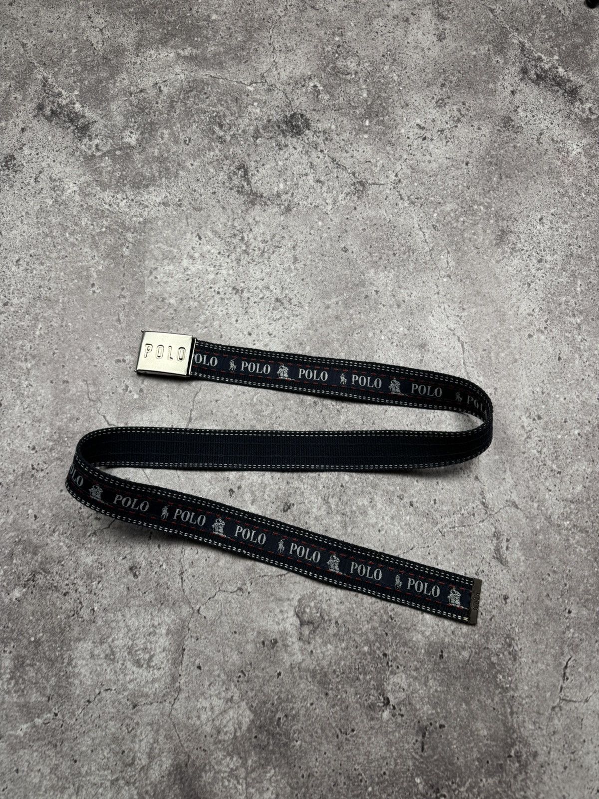 Polo Ralph Lauren Vintage Polo Ralph Lauren Monogram Y2K Big Logo Belt Japan Size ONE SIZE - 3 Thumbnail