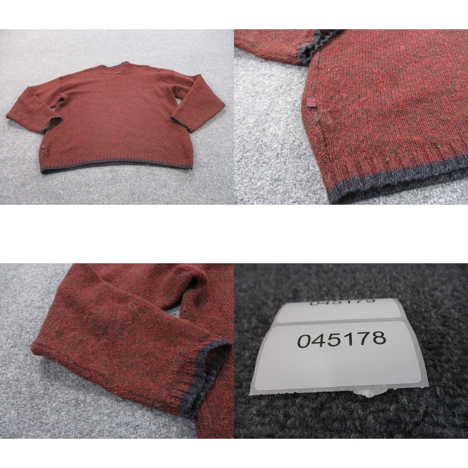Vintage Woolrich Mens XL Red Pullover Sweater Shirt Knit Nylon Wool Sports Casual Pullover Crew Neck Knit Pattern Solid Vintage: No Size US XL / EU 56 / 4 - 8 Thumbnail
