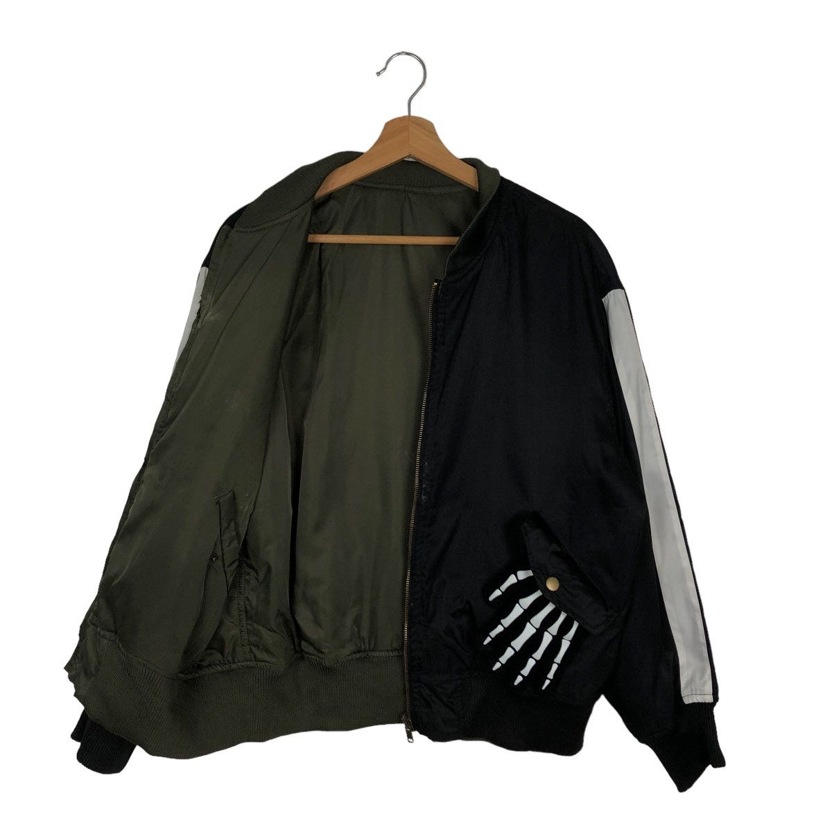 Japanese Brand 🔥RIOT RIOT VINTAGE BOMBER JACKET IGNI UTILITY BLACK Size US M / EU 48-50 / 2 - 8 Thumbnail