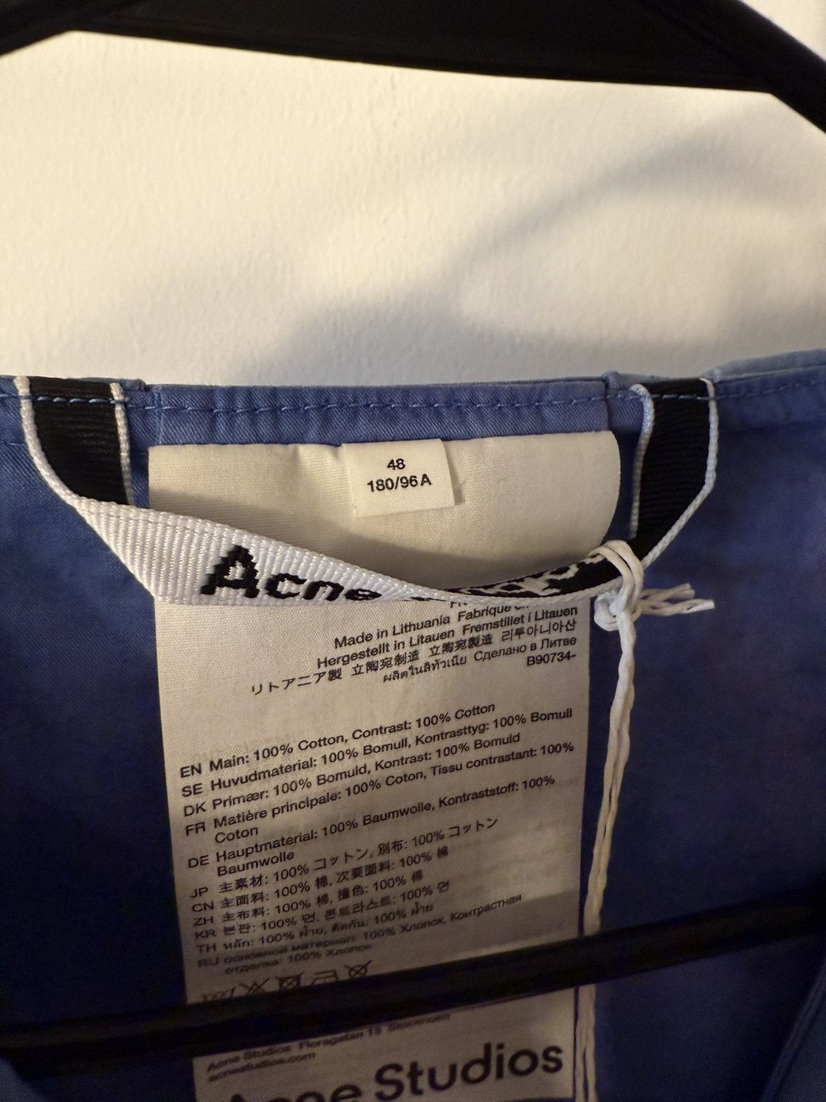 Acne Studios Acne studios Blue Jacket Size US M / EU 48-50 / 2 - 6 Thumbnail
