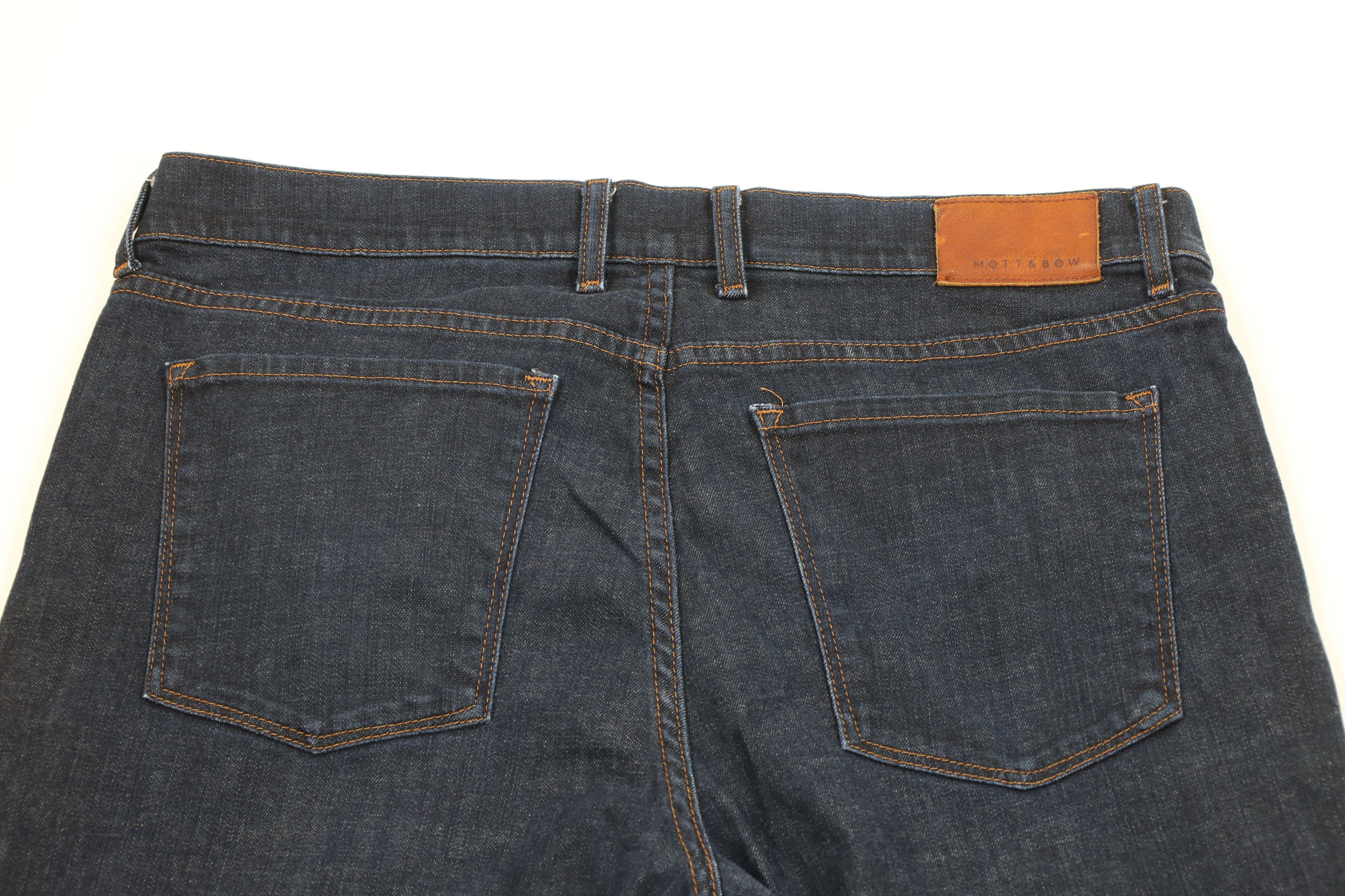 Mott & Bow × Vintage Mott & Bow Stretch Slim Fit Leg Denim Jeans Pants Blue Size US 38 / EU 54 - 9 Thumbnail