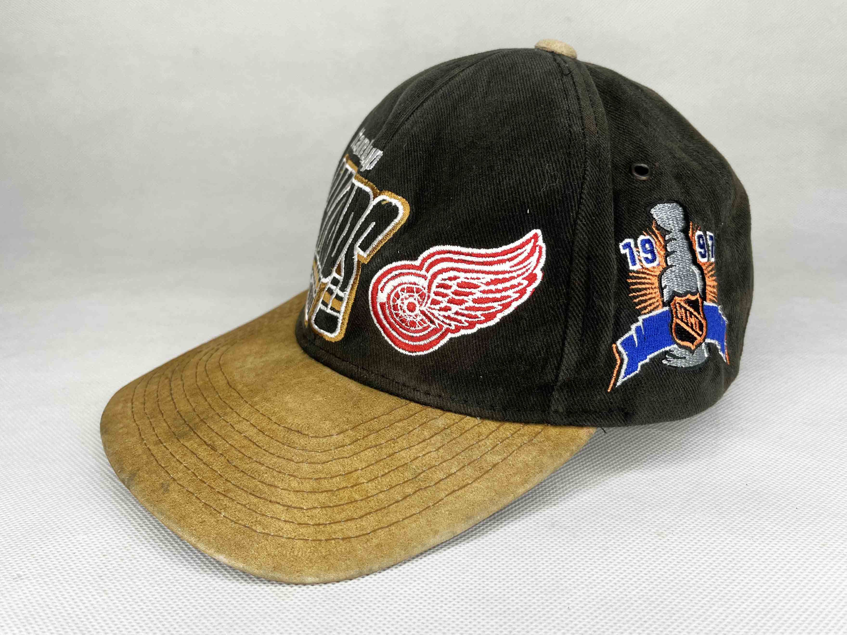 Starter Vintage Starter NHL Stanley Cup Detroit Red Wings Cap Hat Size ONE SIZE - 3 Thumbnail