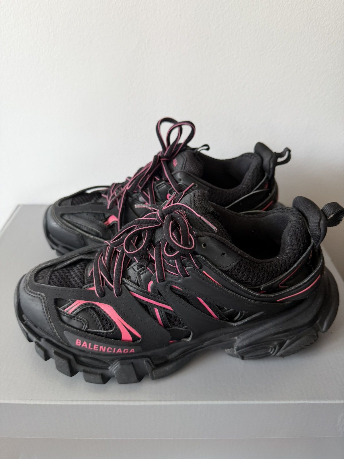 Balenciaga Balenciaga track pink+black 38eu Size US 8 / IT 38 - 4 Thumbnail