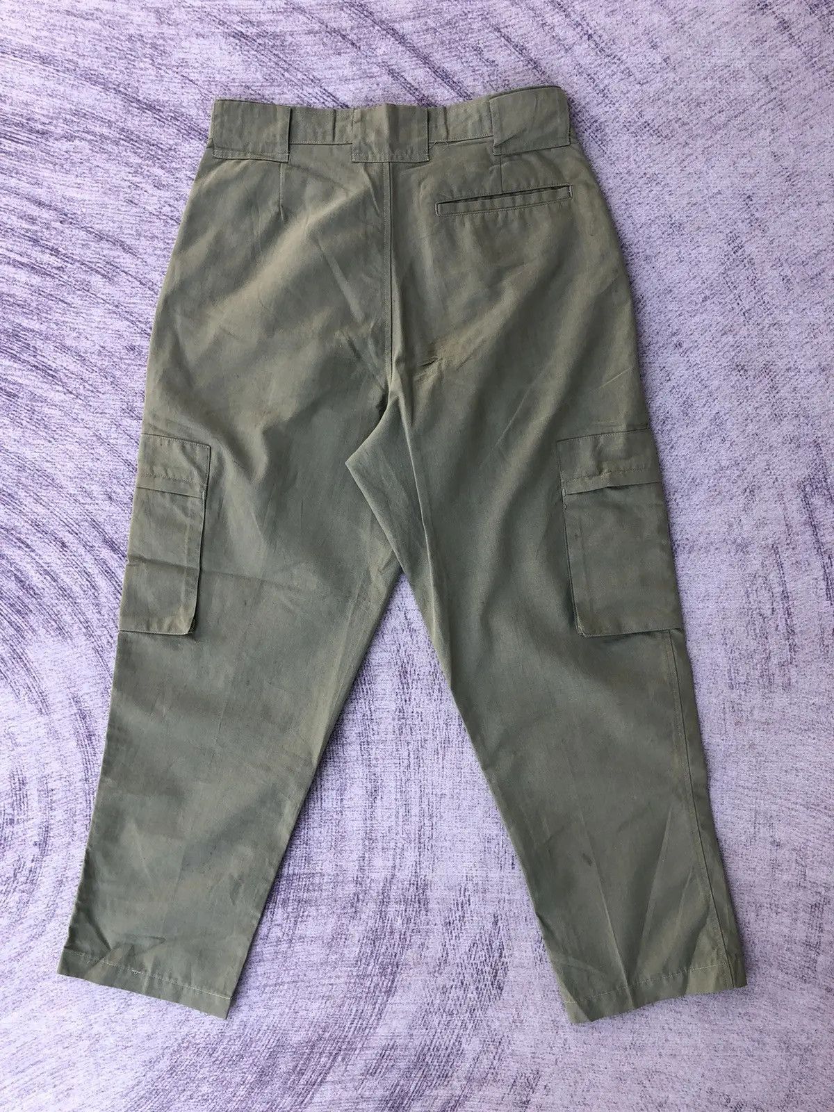 Japanese Brand Japanese Green Cargo Pants Multipocket Tactical Utility Size US 27 - 12 Thumbnail