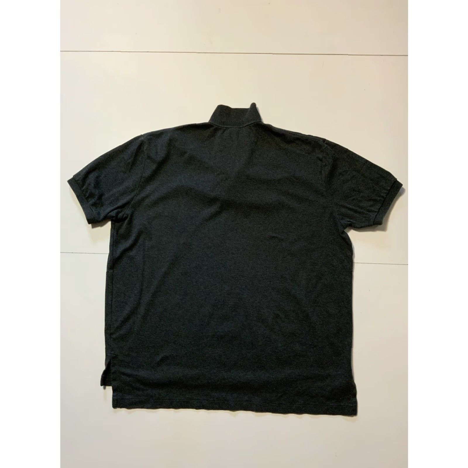 Polo Ralph Lauren VINTAGE Polo Ralph Lauren Polo Shirt XL Mens Charcoal Grey Blue Pony Player Logo S/S Polo Shirt XL Size US XL / EU 56 / 4 - 2 Thumbnail