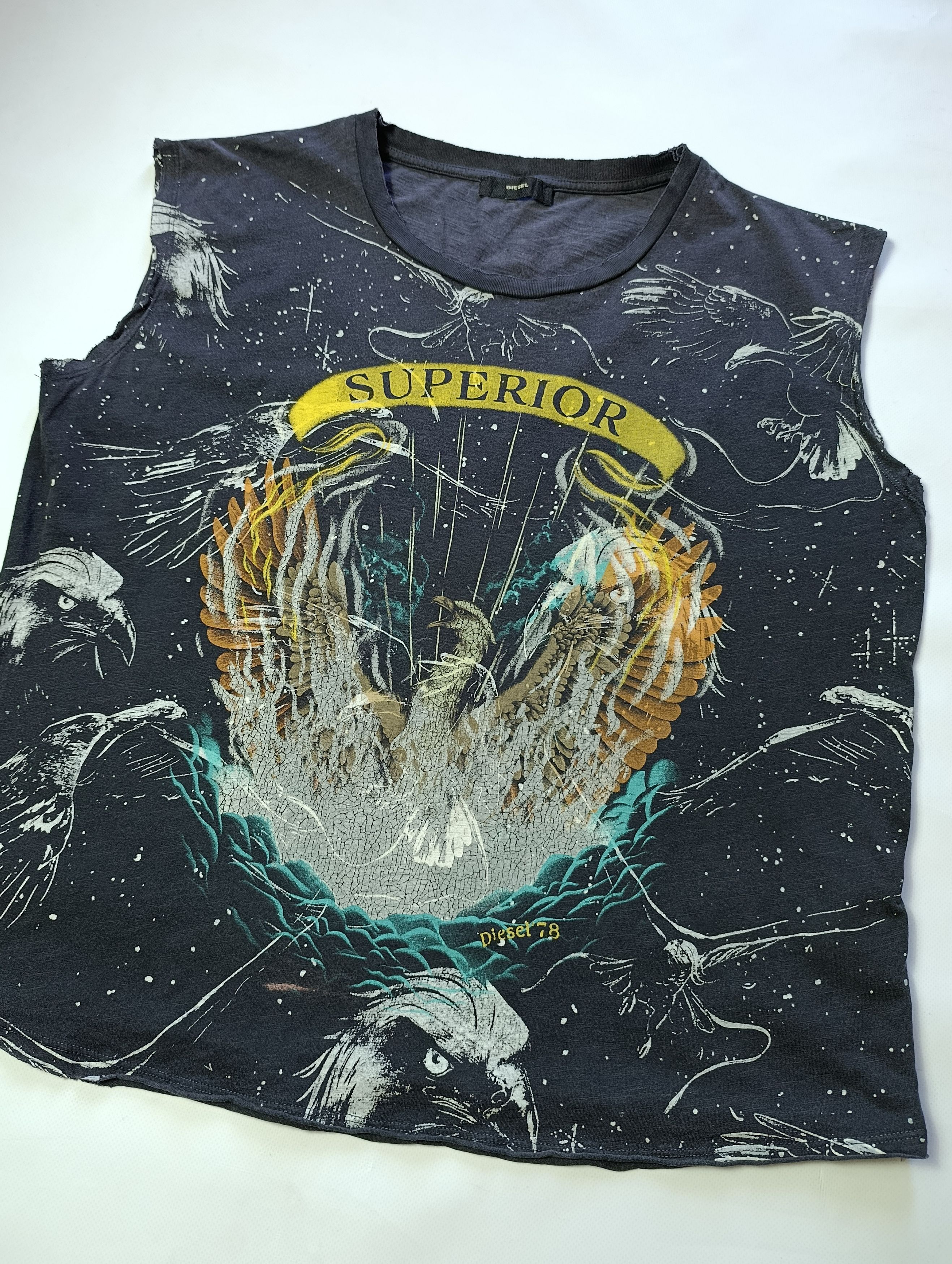 Diesel Diesel Eagle Superior Tank Top Shirt Size US S / EU 44-46 / 1 - 1 Thumbnail