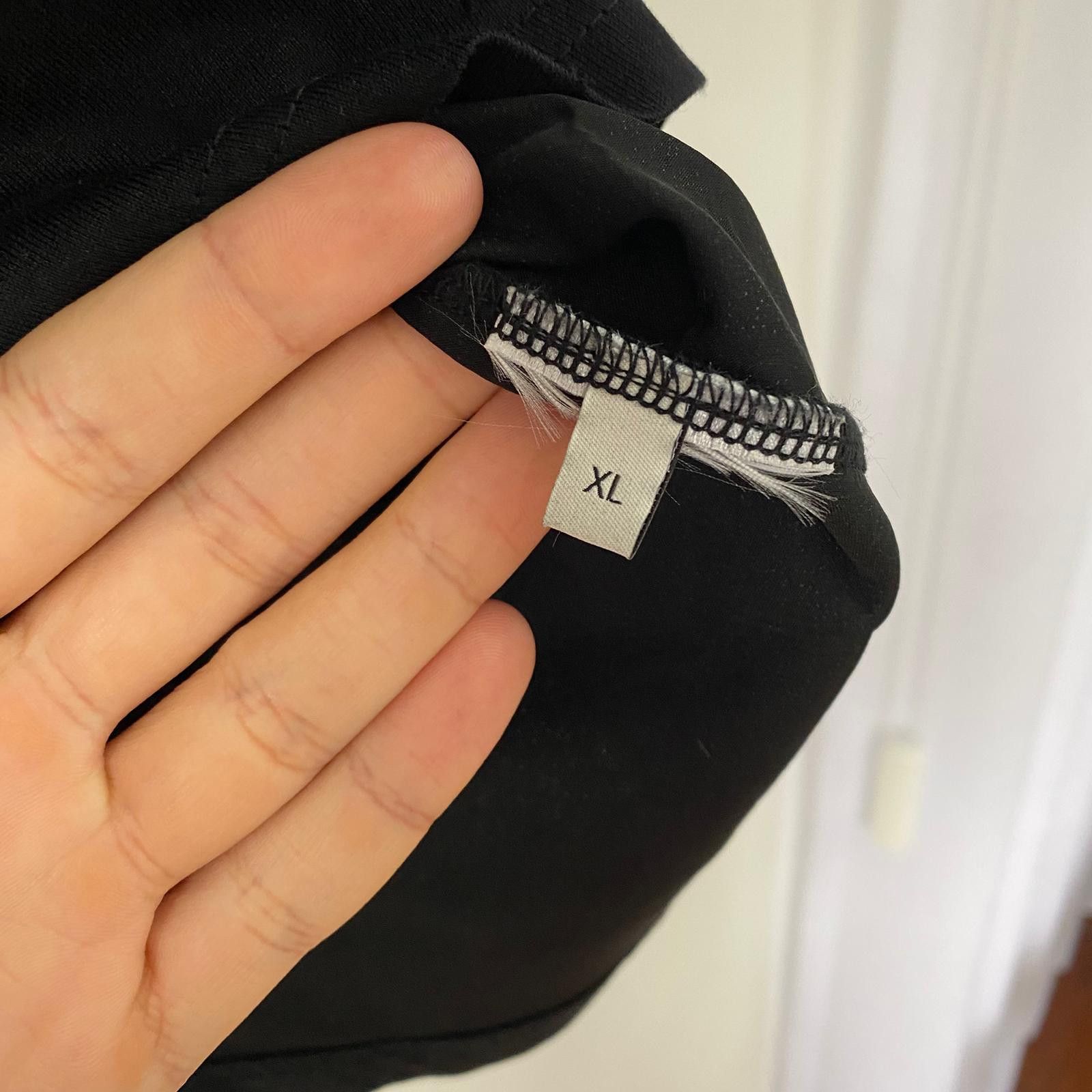 Givenchy Black Destroyed Blurred Logo Oversized T-Shirt Size US XL / EU 56 / 4 - 4 Thumbnail