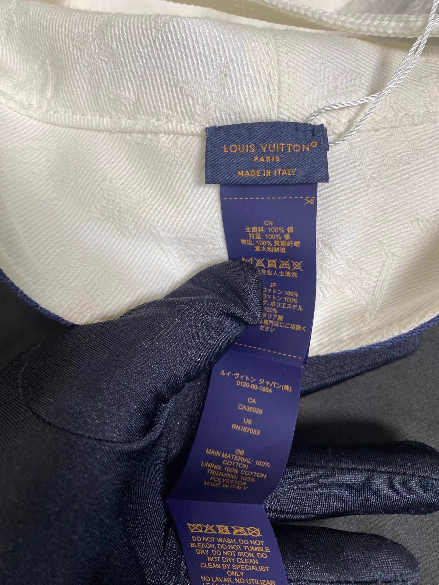 Louis Vuitton Double Monogram Bucket Hat 97 New Beads Det Dust Bag Size ONE SIZE - 6 Thumbnail