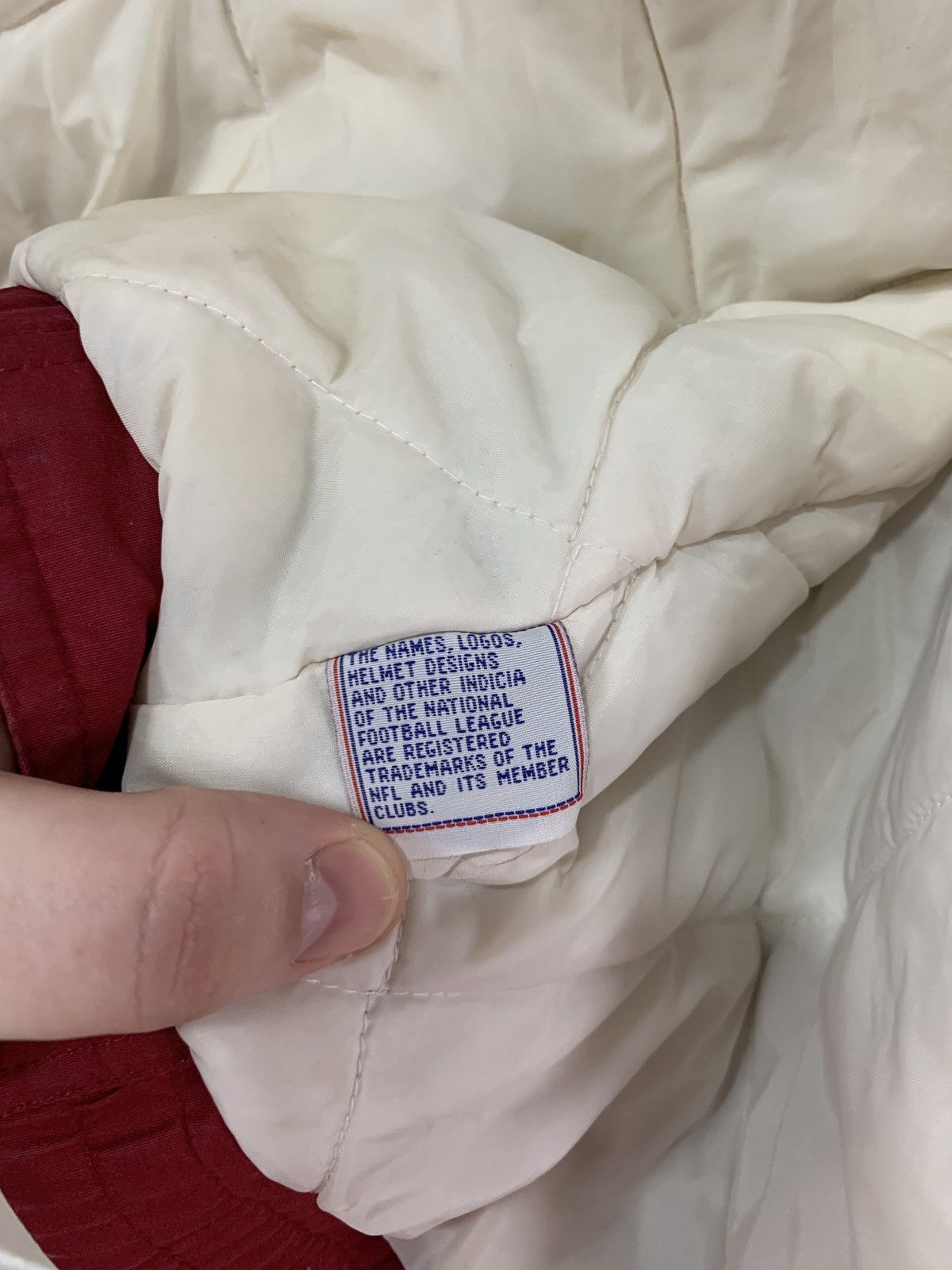 Apex Washington Redskins Apex One Bomber Jacket 90x Vintage NFL Size US XL / EU 56 / 4 - 24 Thumbnail
