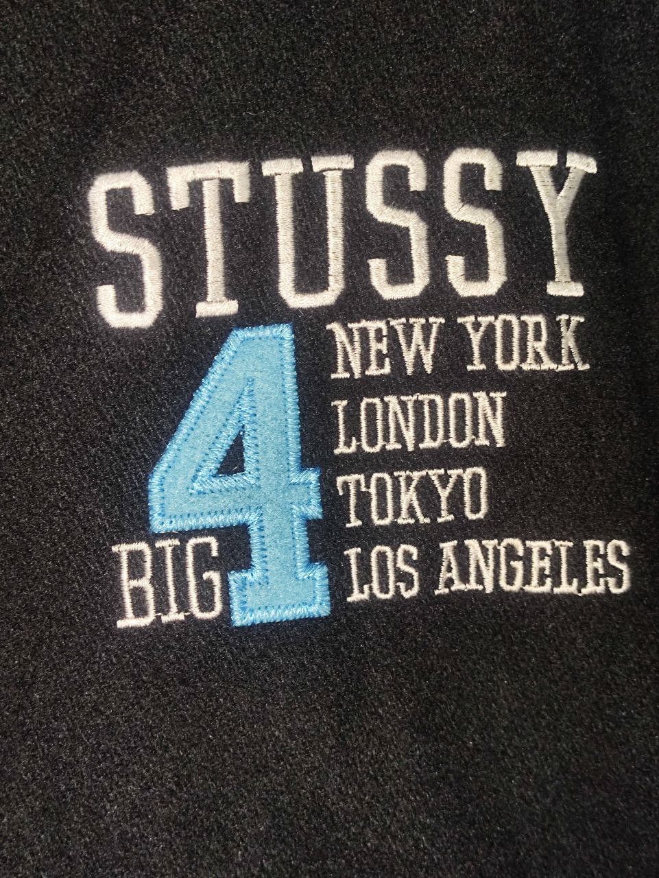 Stussy Stussy Vintage Big 4 Varsity Jacket Size US L / EU 52-54 / 3 - 4 Thumbnail
