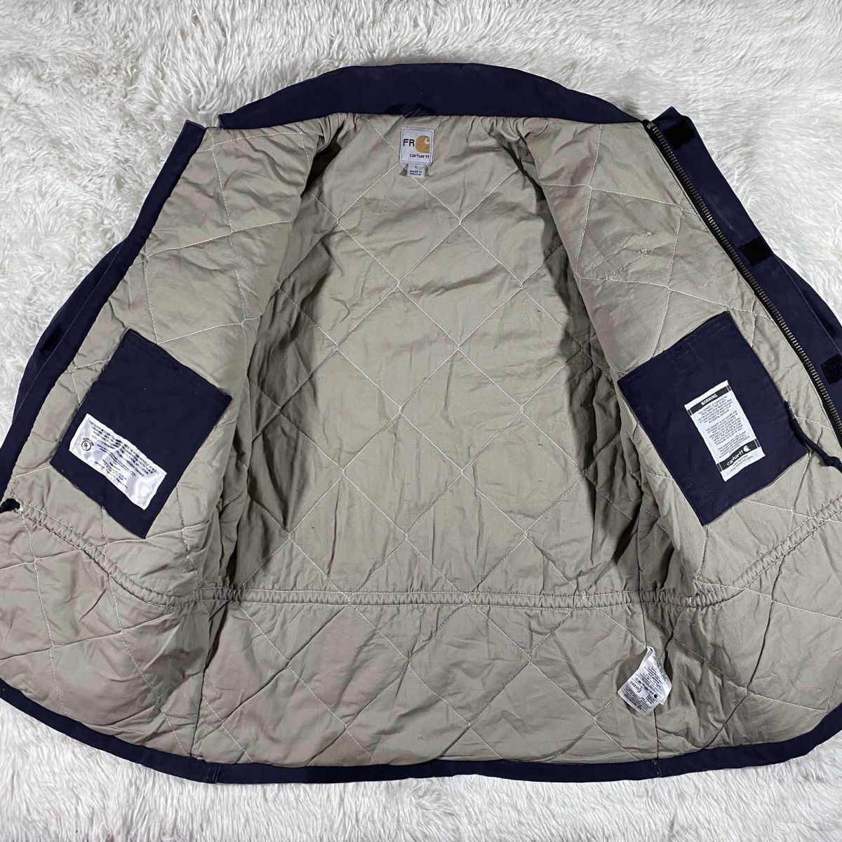 Carhartt × Vintage Vintage Carhartt Artic Jacket Flame Resistant Size US L / EU 52-54 / 3 - 2 Thumbnail