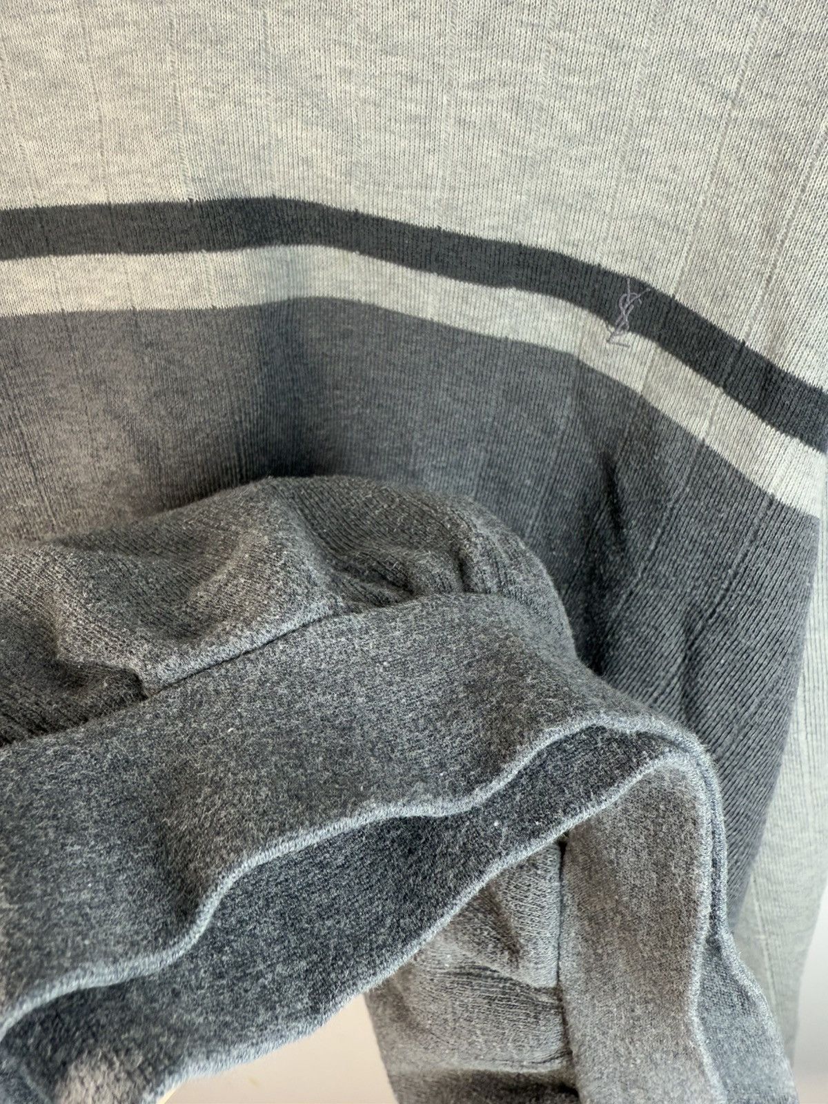 Yves Saint Laurent 90’s YSL Sweatshirt 1/4 Zip Up Vintage Sweater Old Money y2k Size US XXL / EU 58 / 5 - 13 Thumbnail