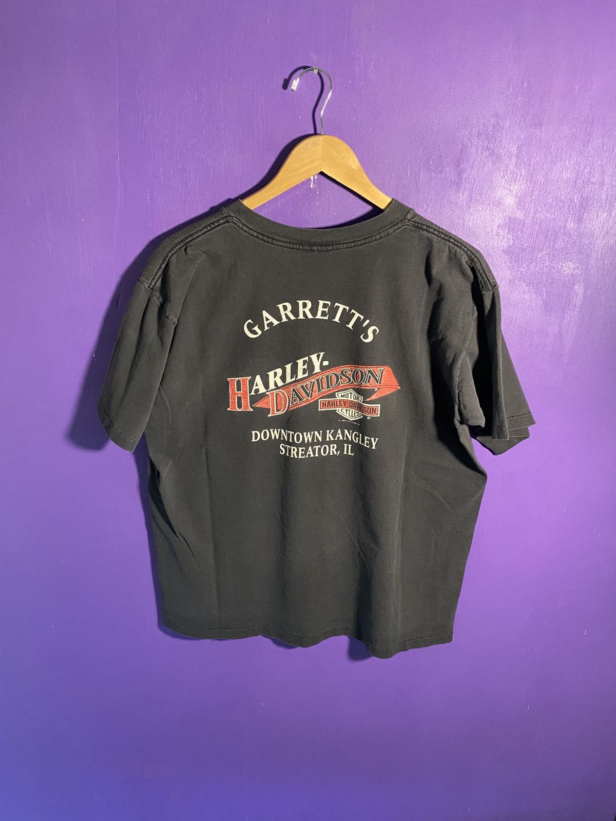 Harley Davidson Vintage 90s Harley Davidson faded man t-shirt Size US L / EU 52-54 / 3 - 2 Thumbnail