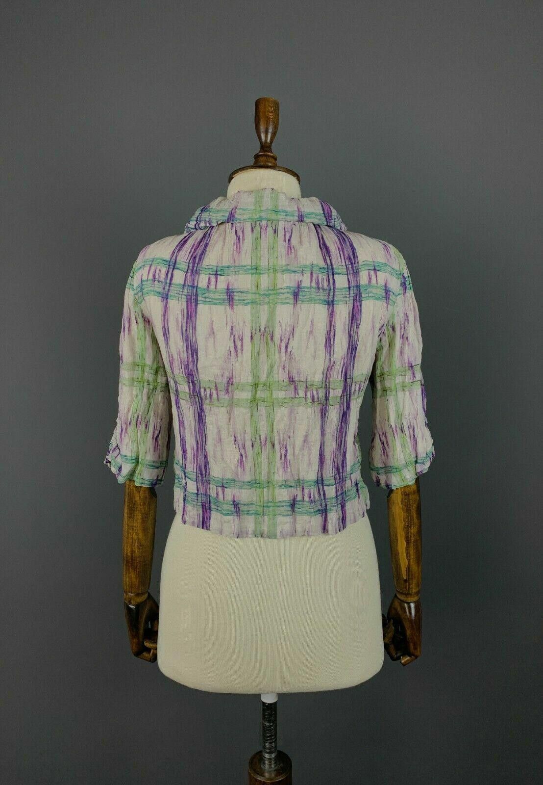 Escada Sport Escada Sport Multicolour Cotton Light Top Jacket Size 34 Size M / US 6-8 / IT 42-44 - 6 Thumbnail