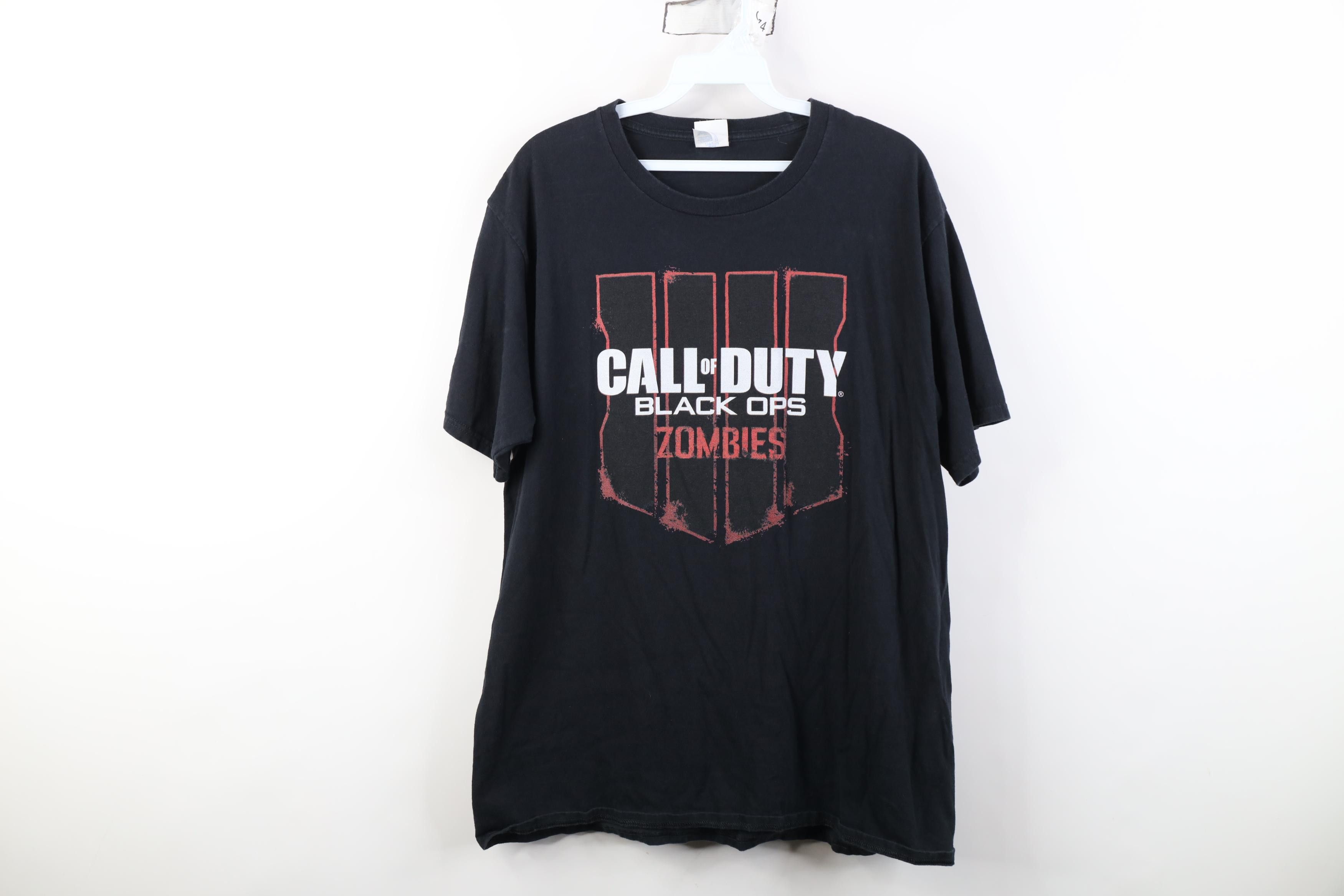 Vintage Vintage Y2K Call of Duty Black Ops Zombies Video T-Shirt Size US L / EU 52-54 / 3 - 1 Thumbnail