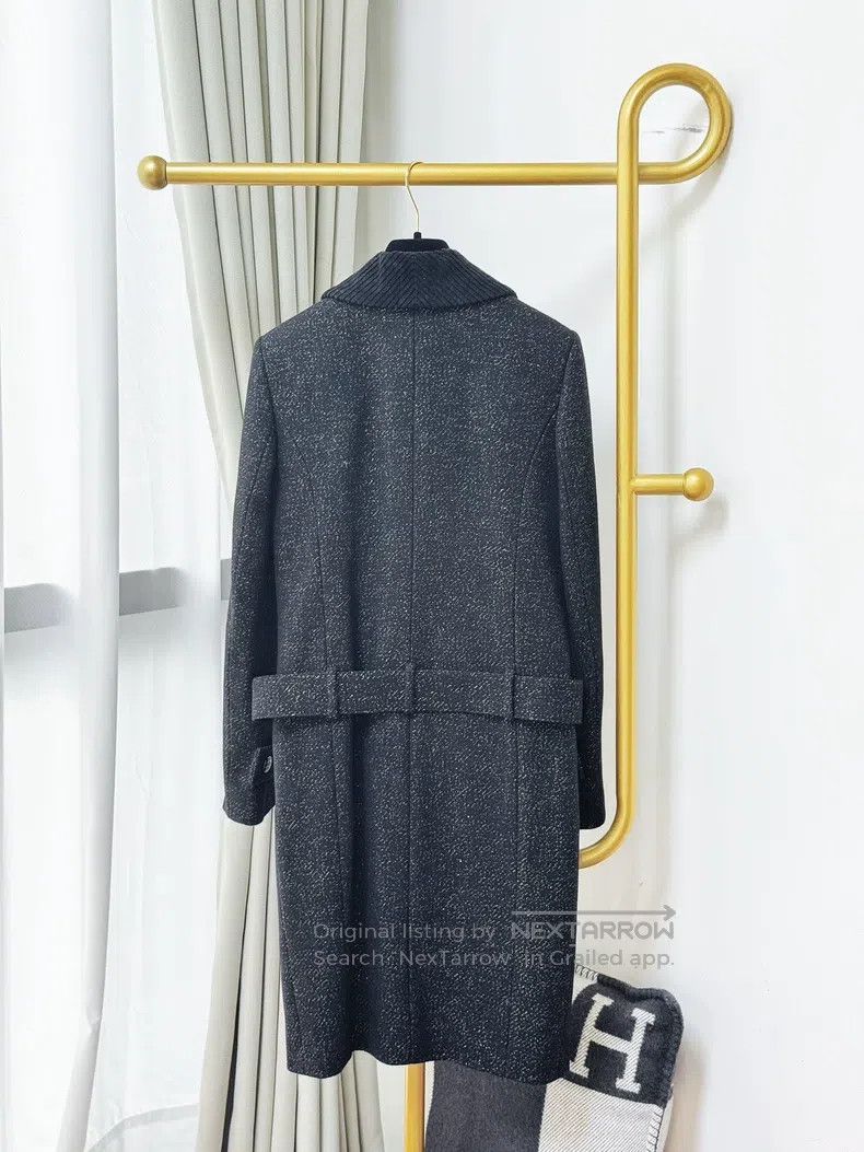 Chanel Chanel 19A Egyptian Series Black Gold Long Woven Jacket Size XXS / US 00 / IT 34 - 4 Thumbnail