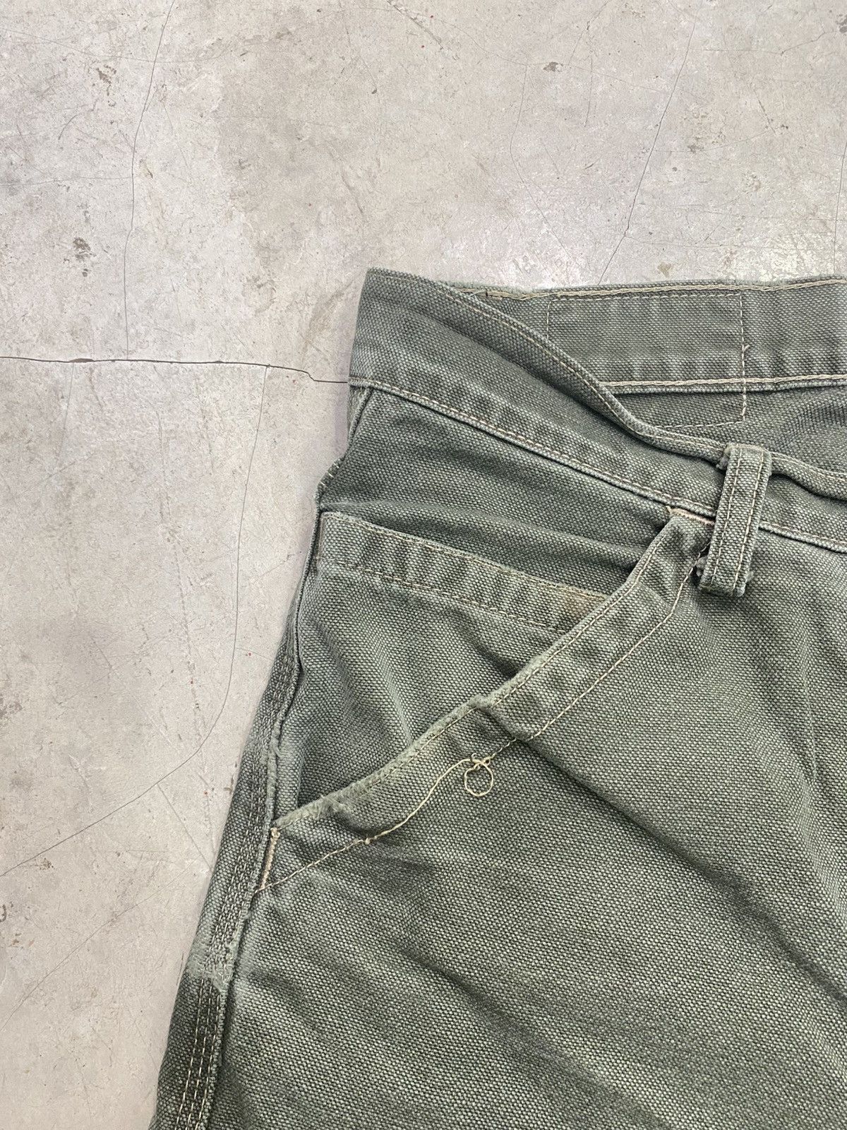Levi's Vintage Clothing LEVI'S SILVERTAB DUNGAREE SHORTS Size US 33 - 8 Thumbnail