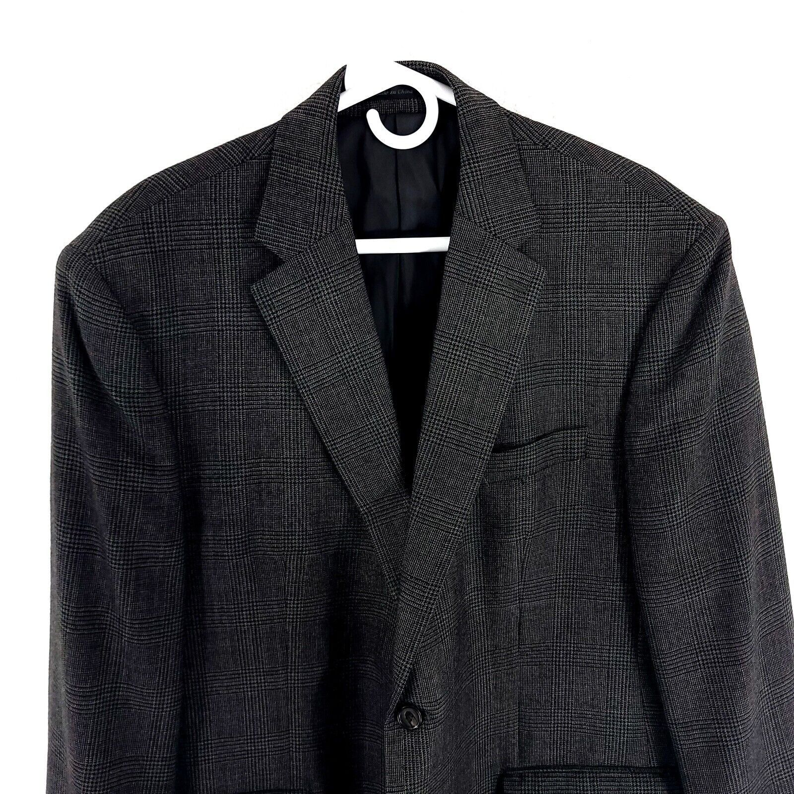 Lauren Ralph Lauren Lauren Ralph Lauren Tweed Wool 2 Button Sport Coat 42R Black Size 42R - 1 Thumbnail