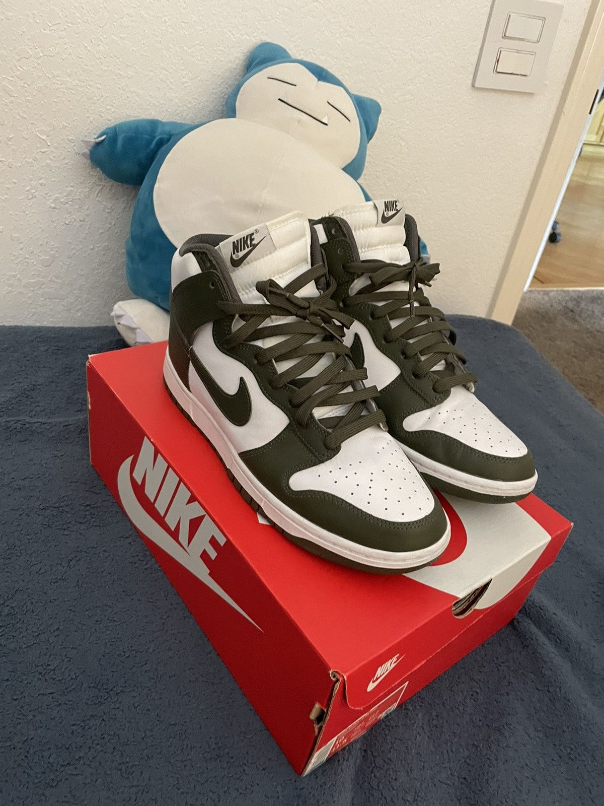 Nike Nike Dunk Hi retro “Cargo Khaki” SIZE 10 Size US 10 / EU 43 - 3 Thumbnail