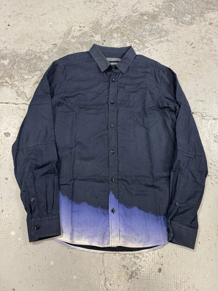 Alexander McQueen Alexander Mcqueen Black & Purple Gradient Shirt Size US S / EU 44-46 / 1 - 1 Thumbnail