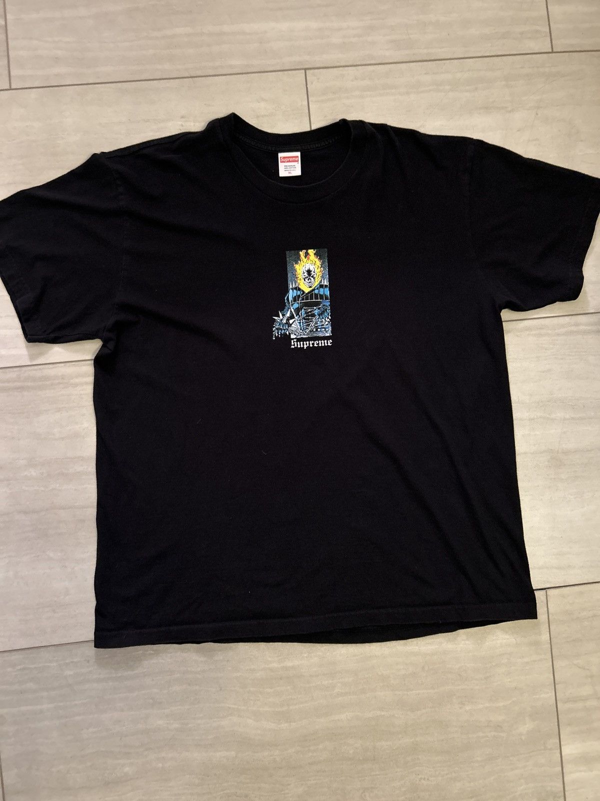 Marvel Comics Supreme Supreme Ghost Rider T shirt Grailed