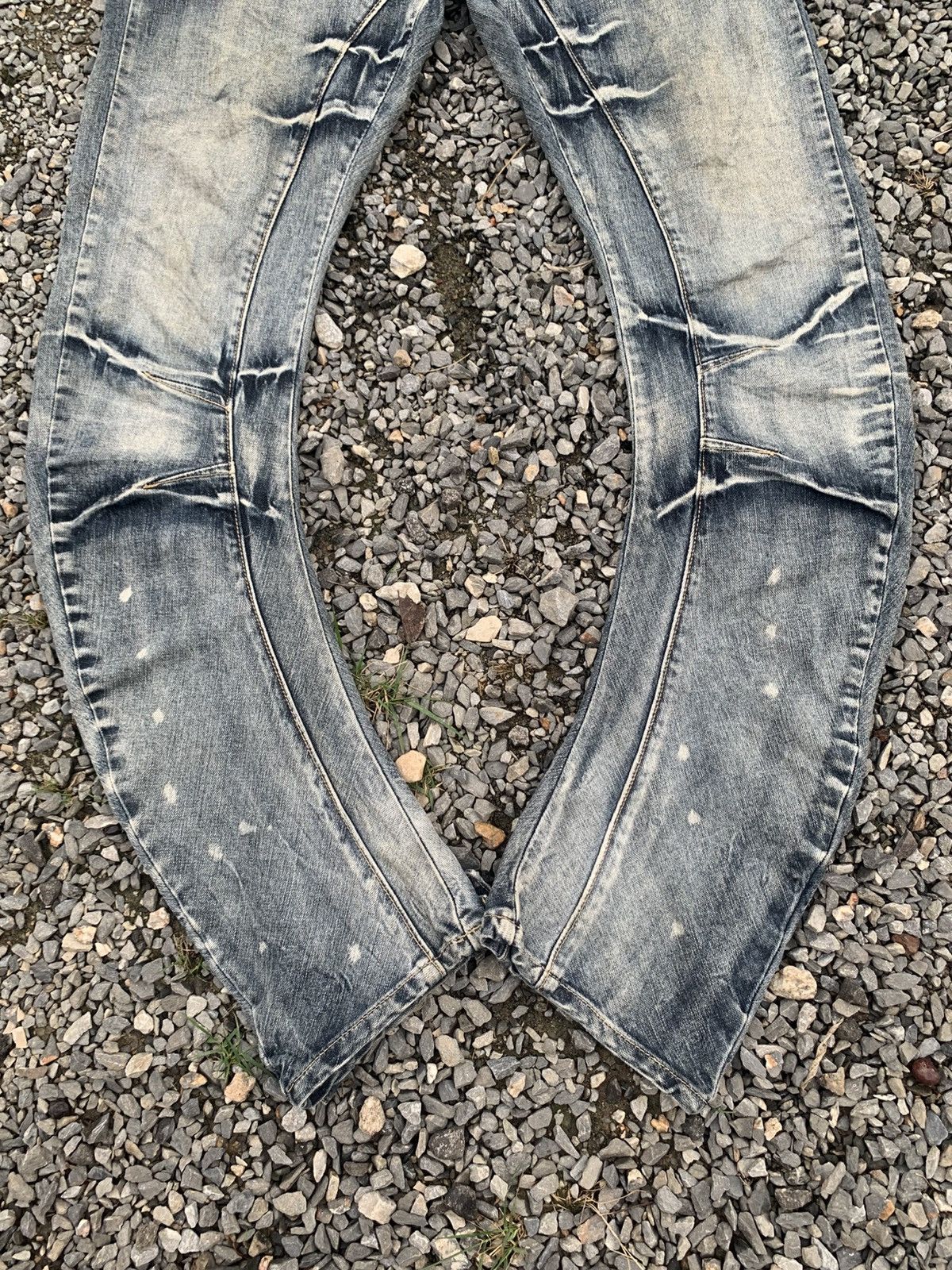 PPFM PPFM BANANA CURVE CUT BANANA JAPANESE PUNK RUSTY DENIM Size US 32 / EU 48 - 6 Thumbnail