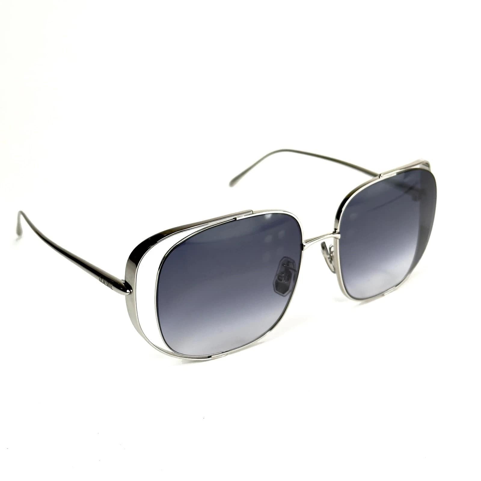 Loewe LOEWE LW40148U 40148 Metal SIGNATURE Mask Silver Blue 16W Size ONE SIZE - 8 Thumbnail