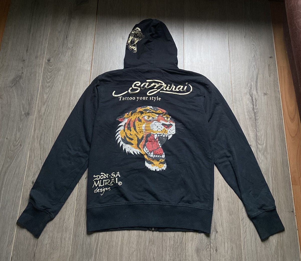Ed Hardy Ed Hardy Samurai Zip Up Hoodie Ed Hardy Zip Hoodie Samurai Size US M / EU 48-50 / 2 - 6 Thumbnail