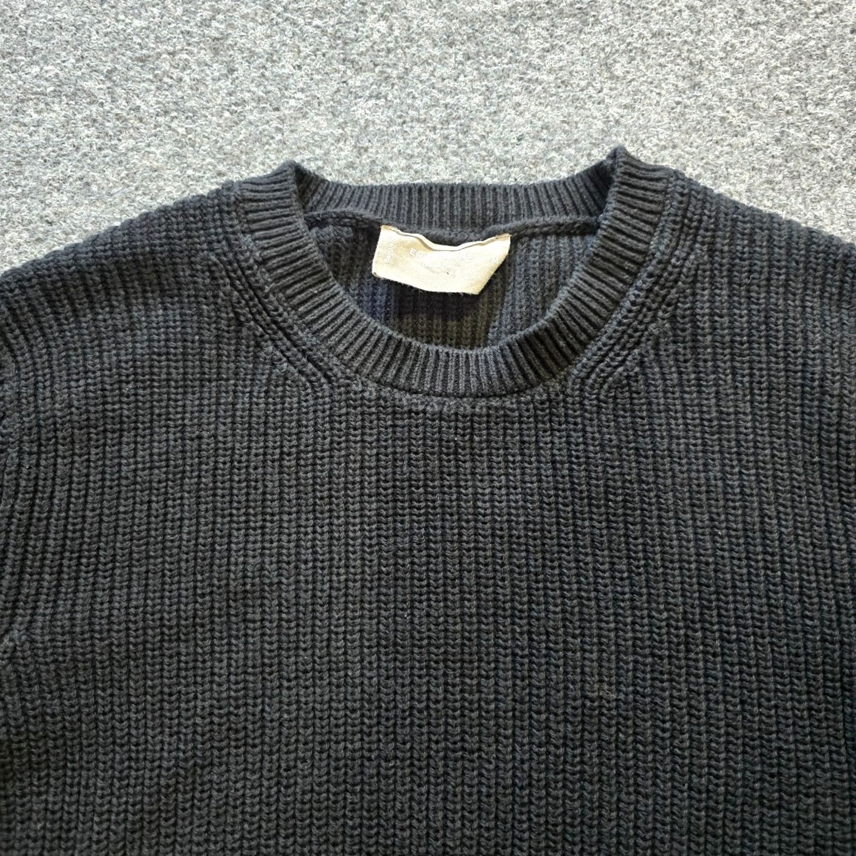 Everlane Everlane Sweater Womens Size Medium Black Chunky Knit Long Sleeve Capsule Casual Size M / US 6-8 / IT 42-44 - 2 Thumbnail