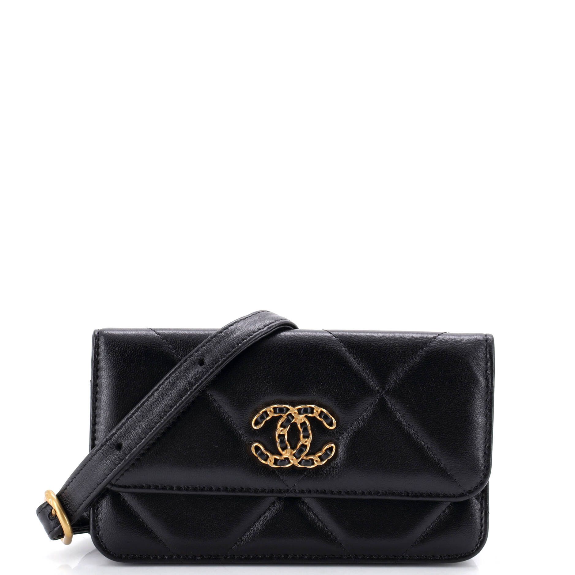 Chanel 19 Belt Phone Holder Bag Size ONE SIZE - 1 Thumbnail
