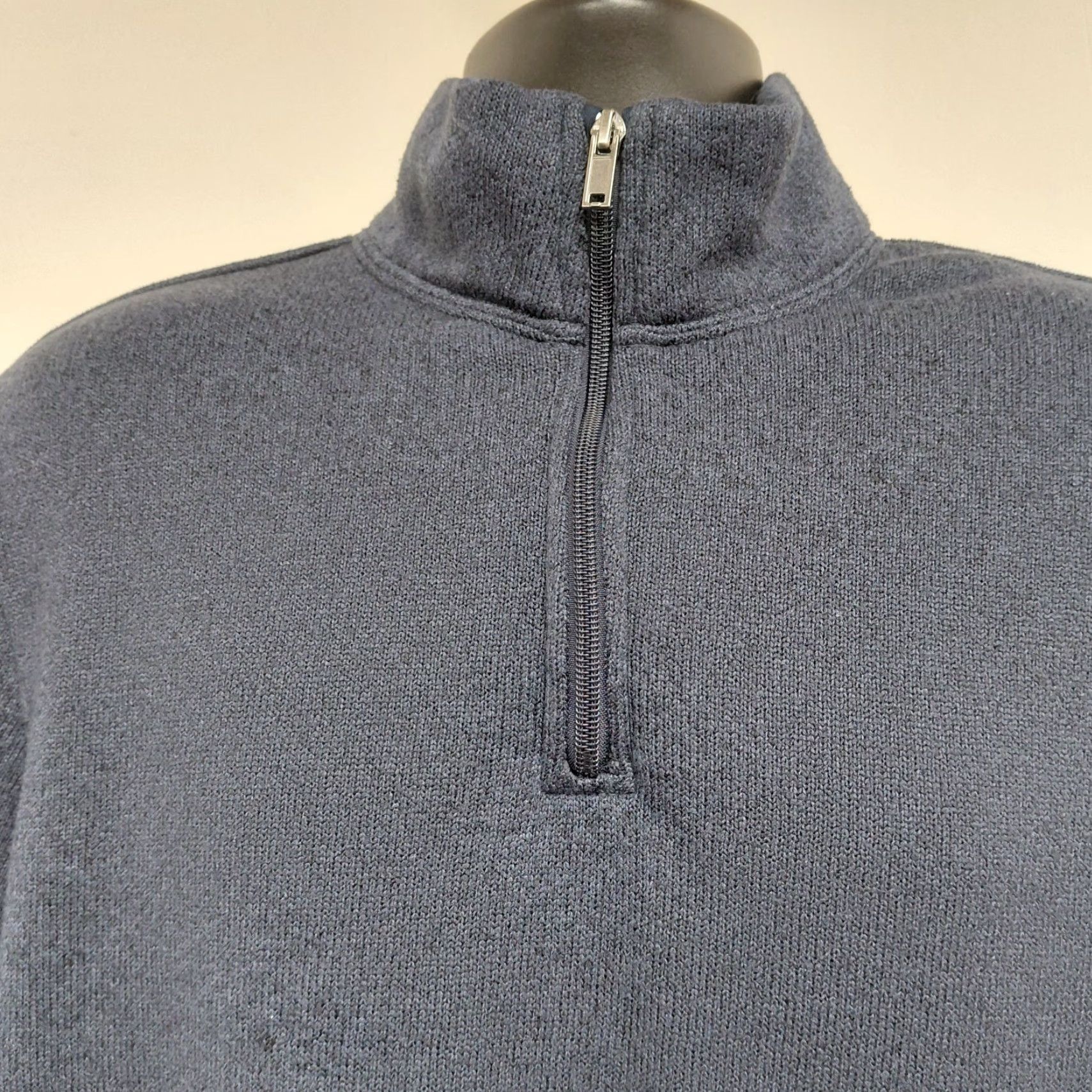 Old Navy Old Navy Sweatshirt Men XL Blue Pullover 3/4 Zip Fleece Pockets Long Sleeve Mock Neck Zip Pullover Athletic Regular Blue Size US XL / EU 56 / 4 - 4 Thumbnail