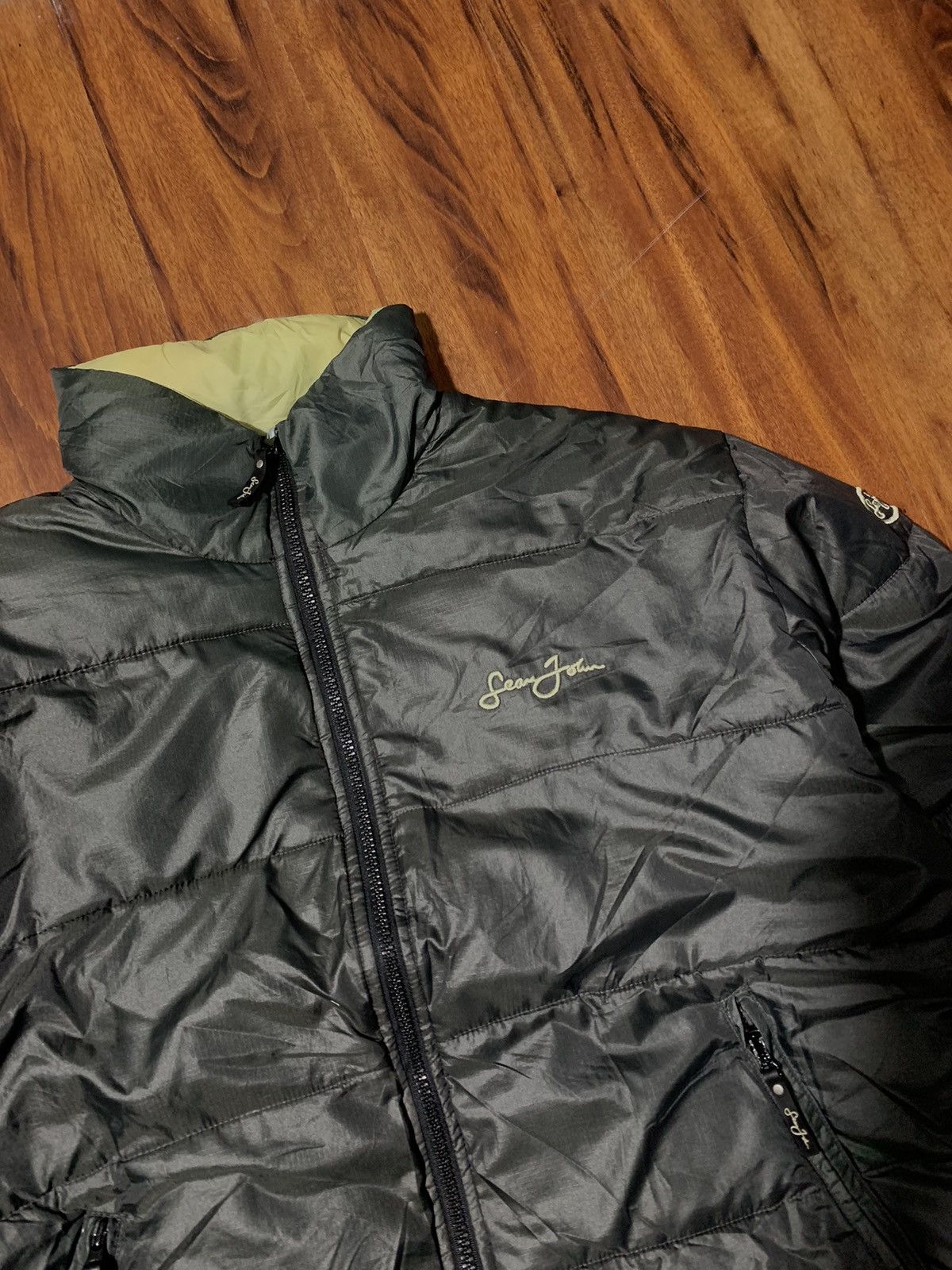 Japanese Brand Y2k Sean John Reversible Puffer Jacket Size US XXL / EU 58 / 5 - 3 Thumbnail