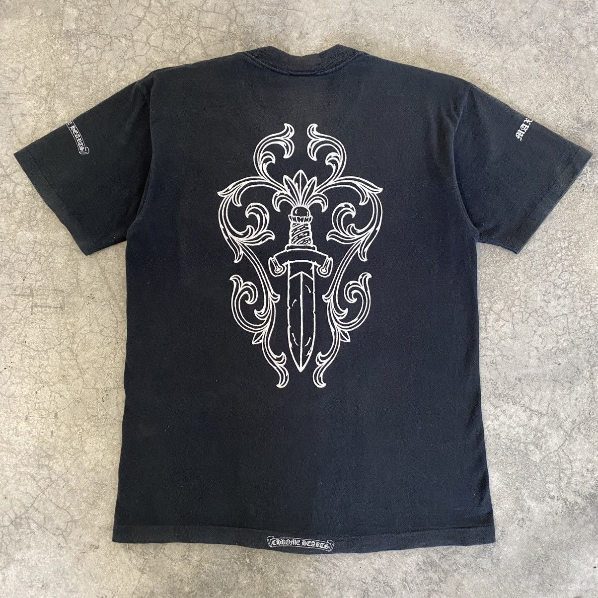 1990's Chrome Hearts at Maxfield LA Dagger Single Stitch Tee