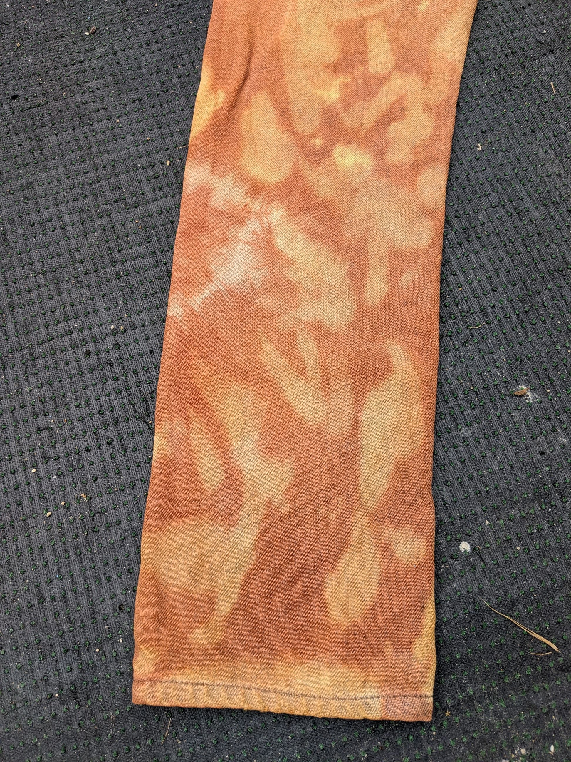 Japanese Brand × Levi's × Vintage Vintage 80 s Levis 505 Jeans Distressed Rust Dye Custom Made Size US 28 / EU 44 - 17 Thumbnail