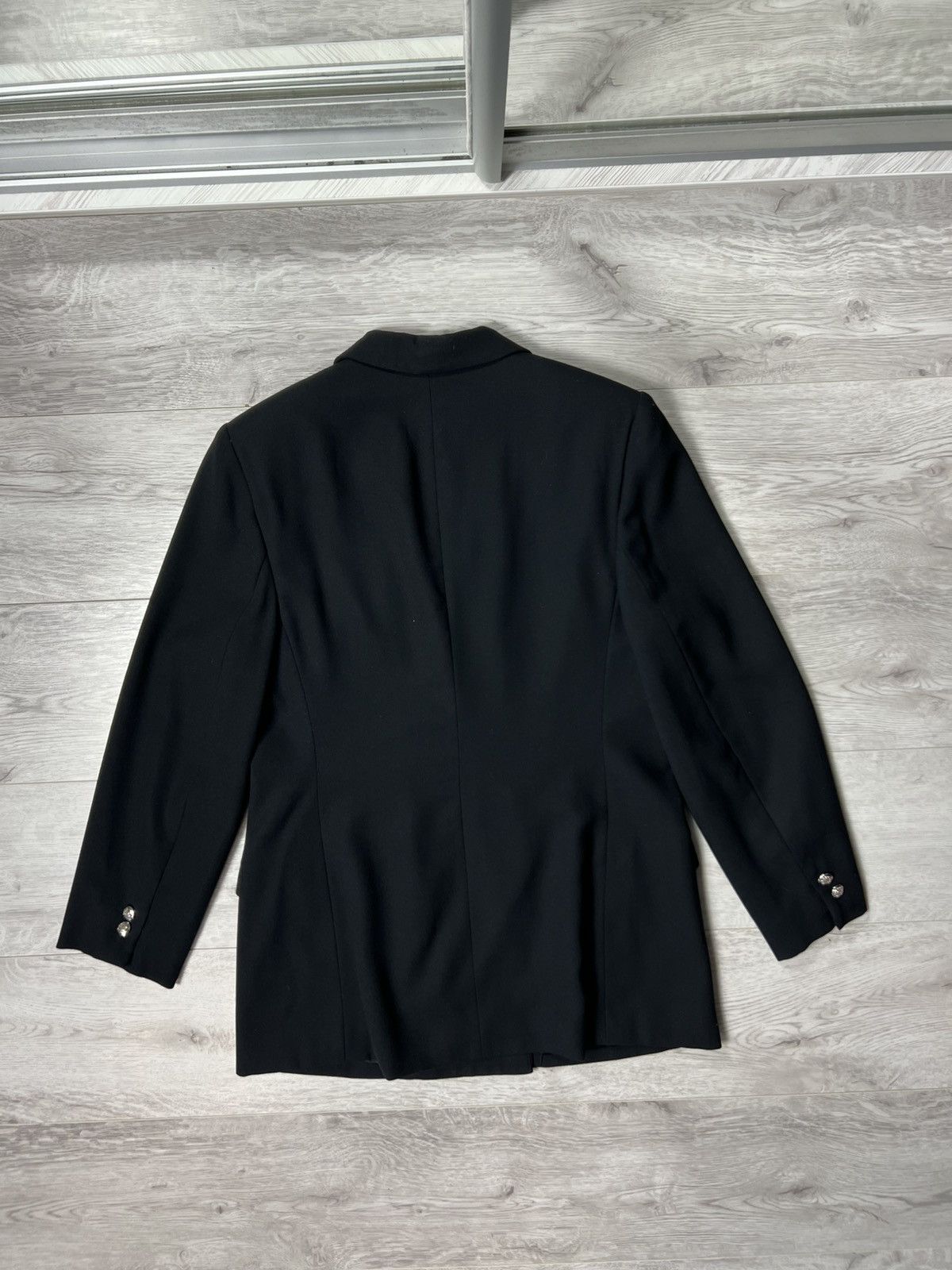 Polo Ralph Lauren Lauren Ralph Lauren Black Double Breasted Blazer Crest Patch Size XL / US 12-14 / IT 48-50 - 9 Thumbnail