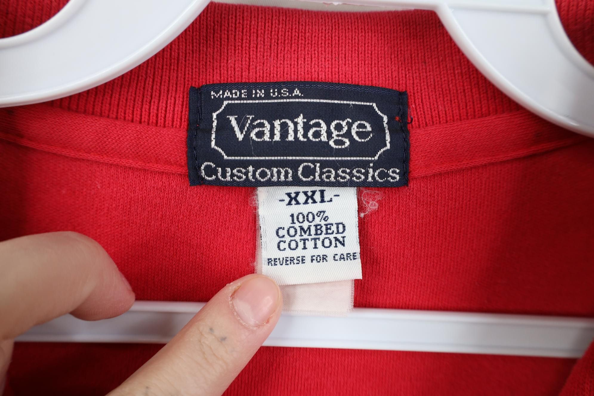 Vintage Vintage 80s 90s Beer King of Beers Golf Polo Shirt Red USA Size US XXL / EU 58 / 5 - 7 Thumbnail