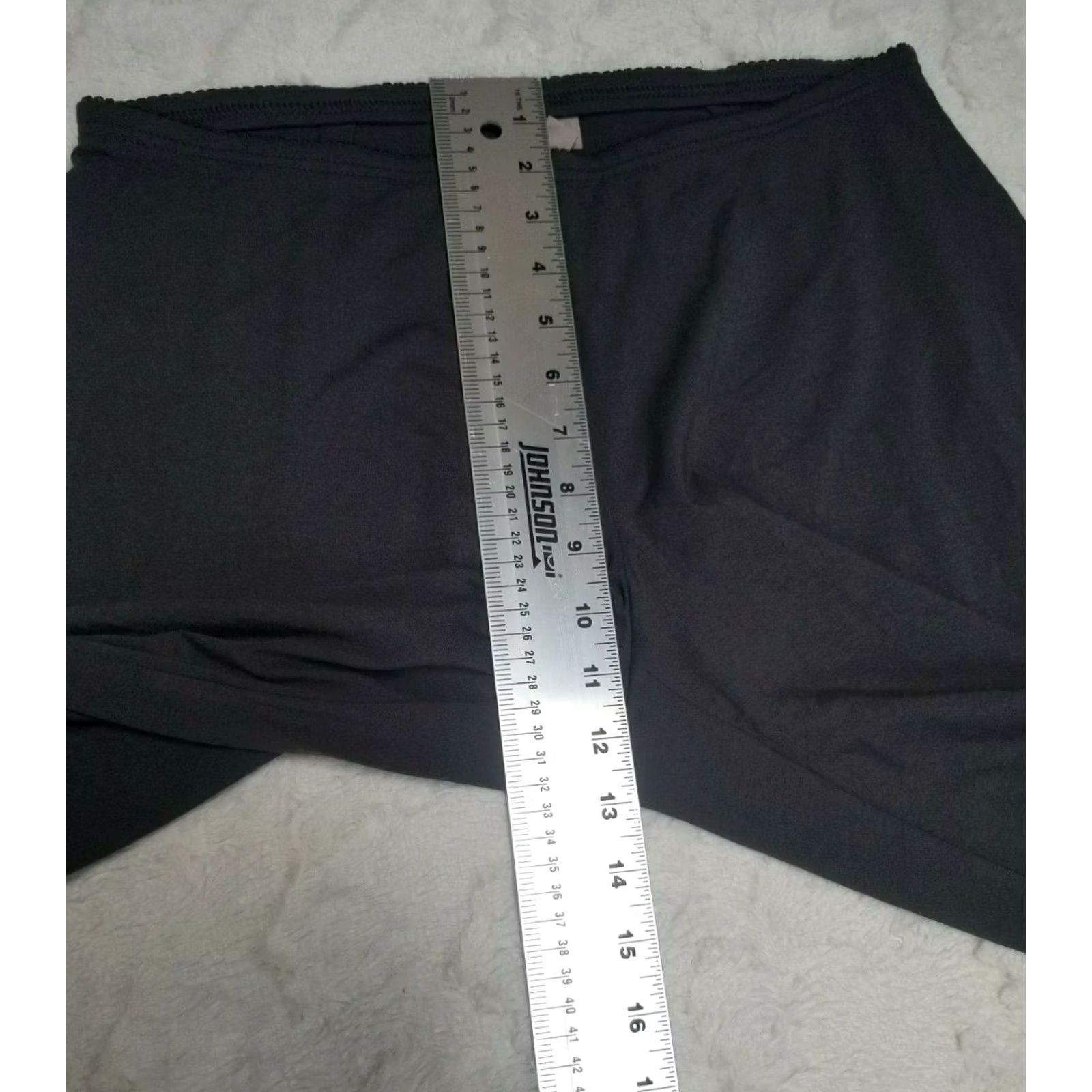 J. Jill J.Jill Womens Petite Medium High Waist Cropped Leggings Gray Pants Ior Linen? Size 32" / US 10 / IT 46 - 6 Thumbnail