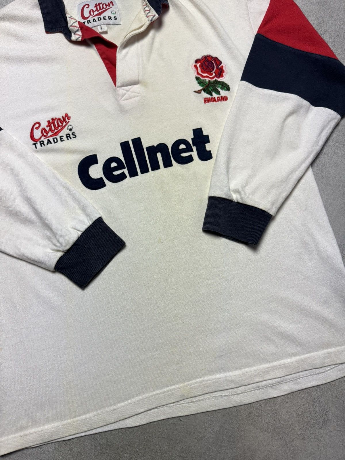 Cotton Traders England 1995 1996 Home Rugby Shirt Jersey Cotton Traders Size US L / EU 52-54 / 3 - 4 Thumbnail