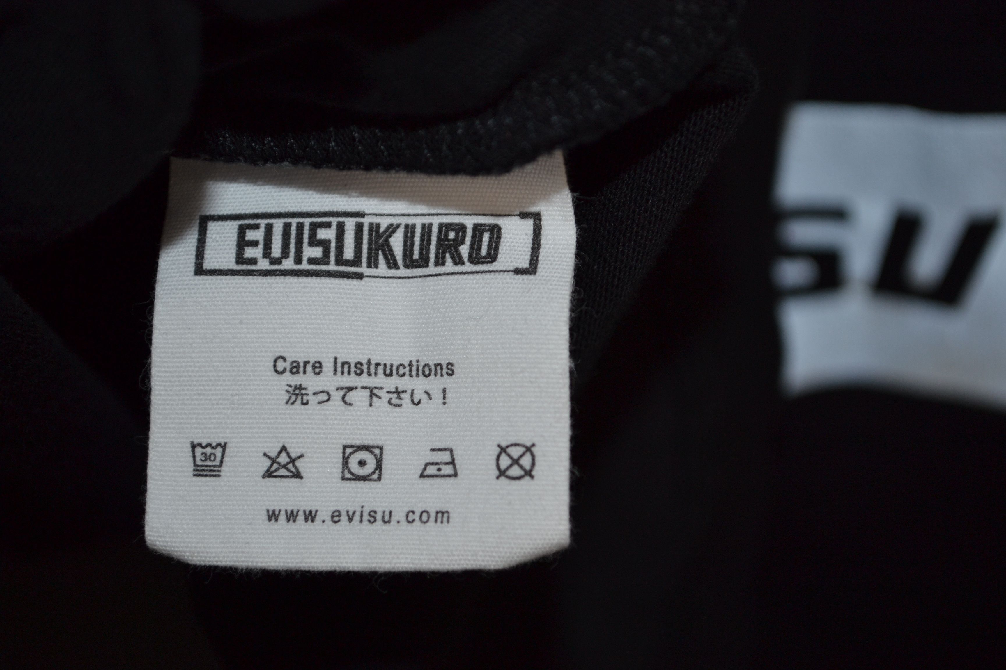 Evisu Evisu Evisukuro 3M Reflective Print T-shirt M Black Size US M / EU 48-50 / 2 - 8 Thumbnail