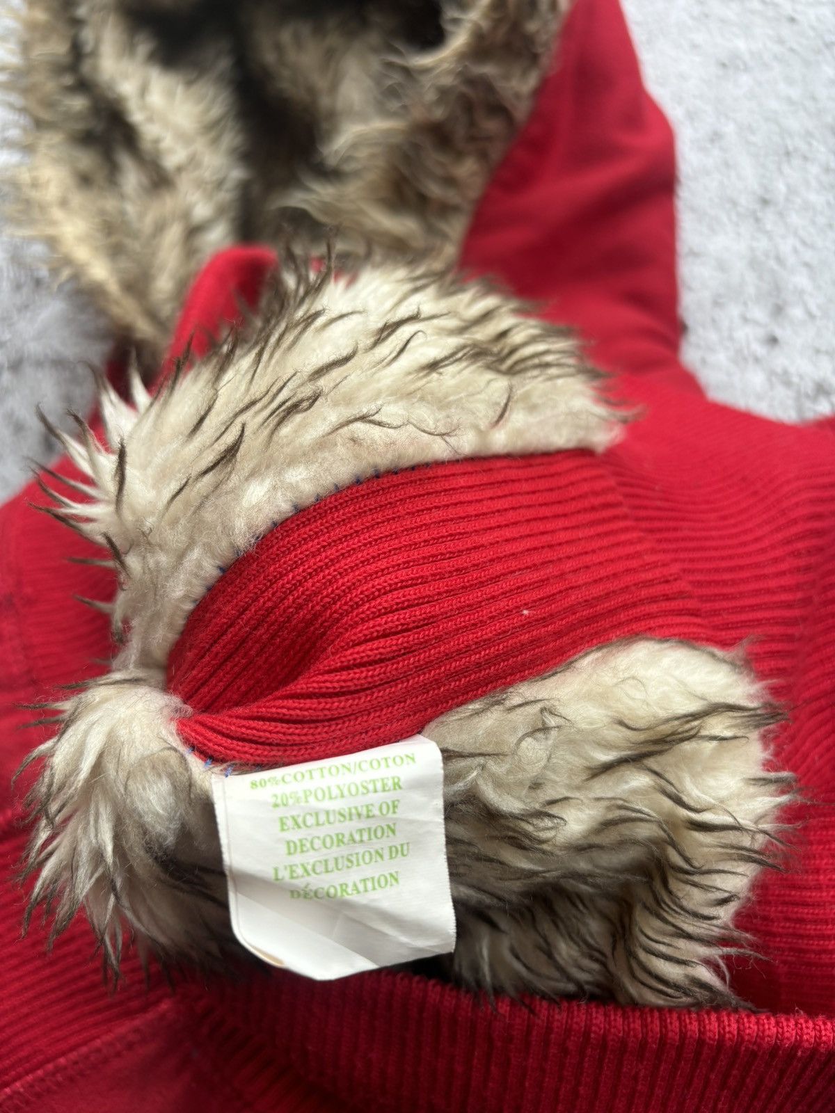 If Six Was Nine Y2k Abercrombie Punk Style Fur Hoodie Size US M / EU 48-50 / 2 - 10 Thumbnail