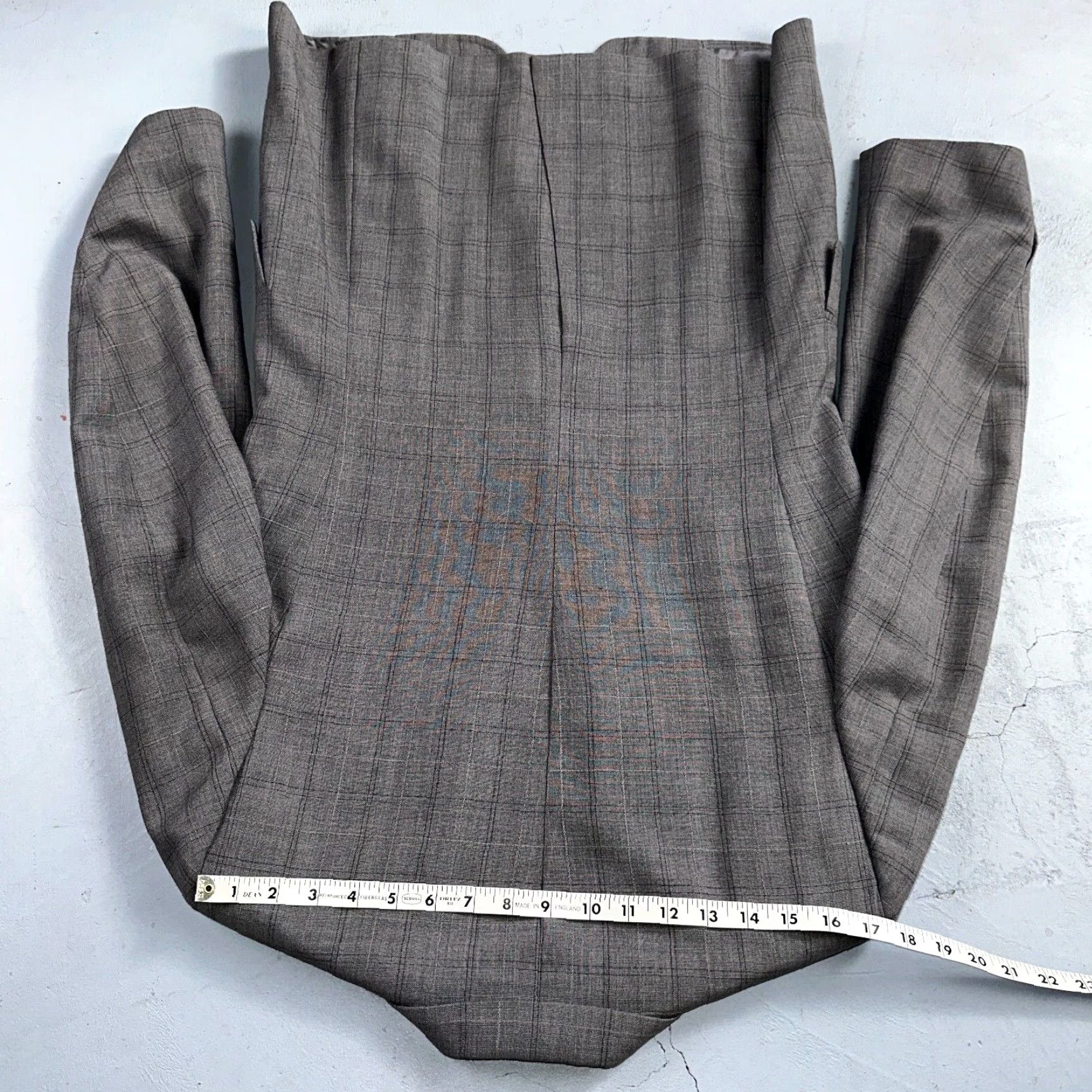 Vintage VTG Petrocelli Mens 2 PC Suit Jacket Coat Pants Gray 1960s Rockabilly 38 Mens Size 38R - 7 Thumbnail