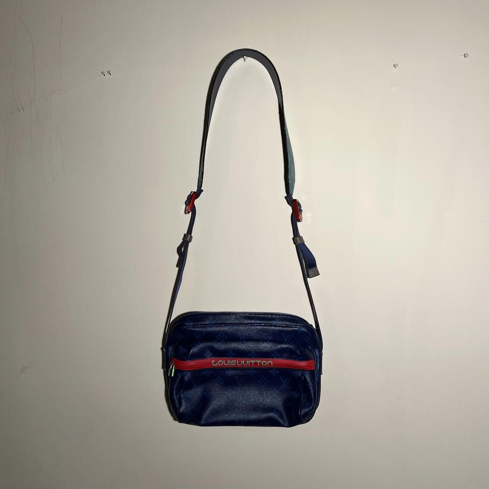 Louis Vuitton Messenger Pm Outdoor Shoulder Bag M43829 in Blue, Men's