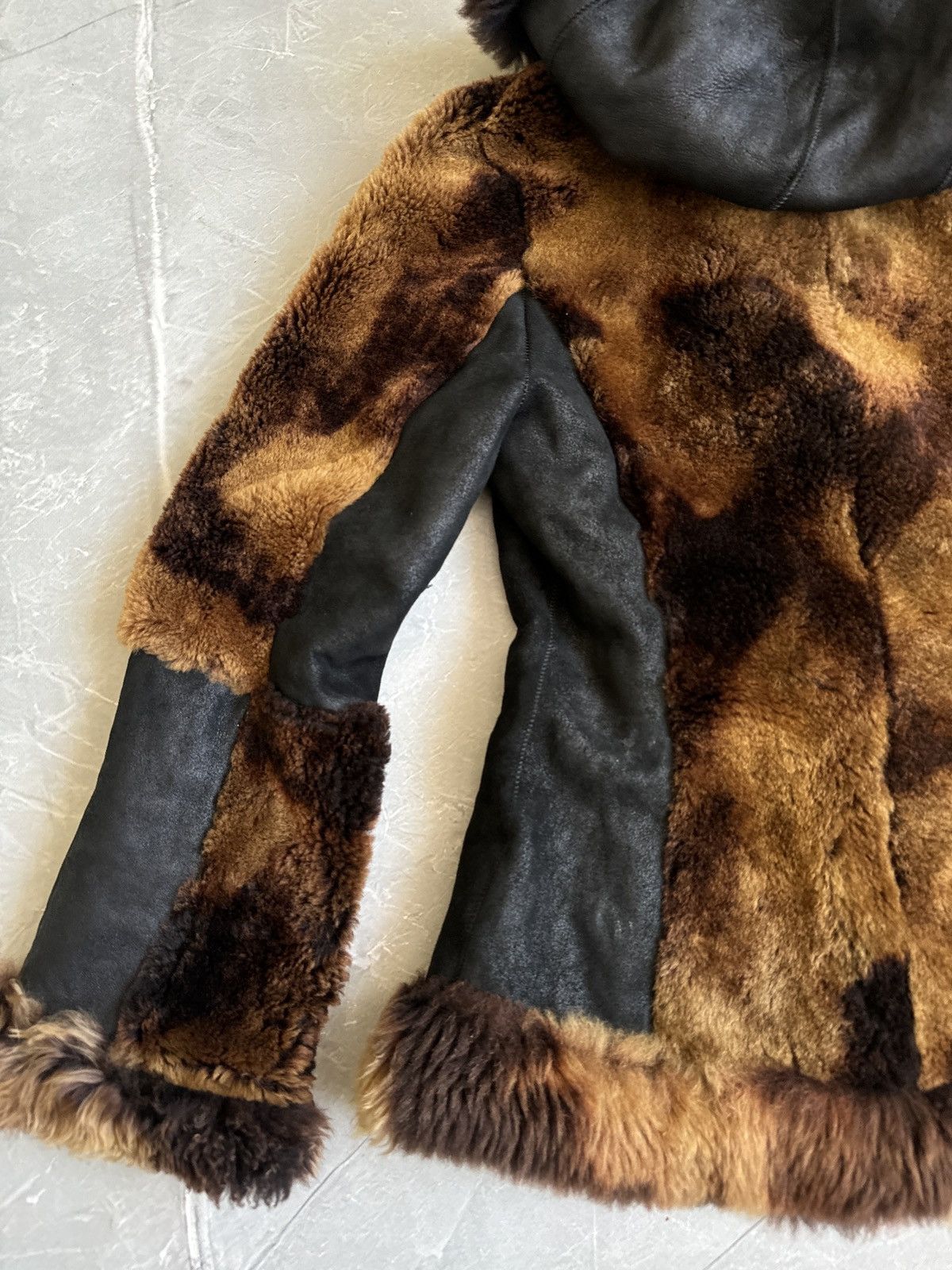 Japanese Brand Vintage Faux Fur Leather Hooded Coat Jacket LGB Ifsixwasnine Size M / US 6-8 / IT 42-44 - 19 Thumbnail