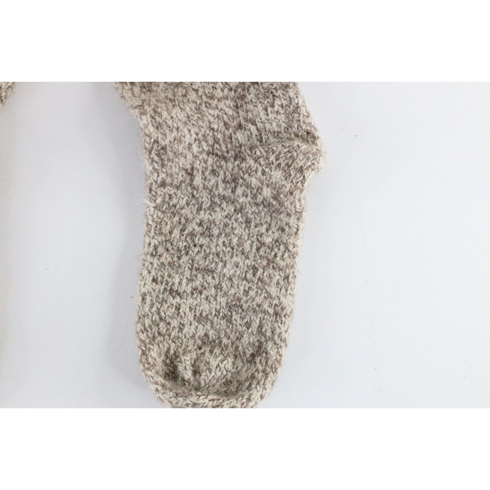 Vintage Vintage 70s Wool Knit Hiking Mountain Boot Socks Size ONE SIZE - 3 Thumbnail